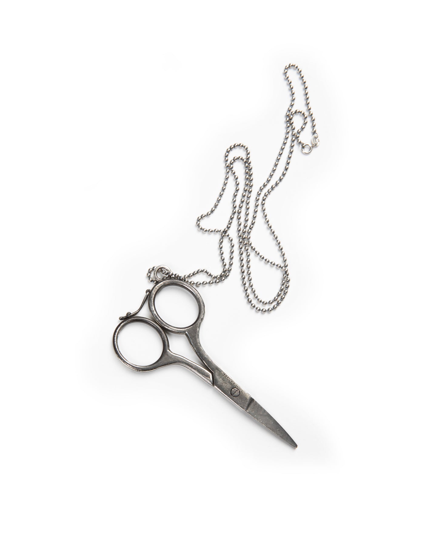 Sterling Silver Scissor Necklace