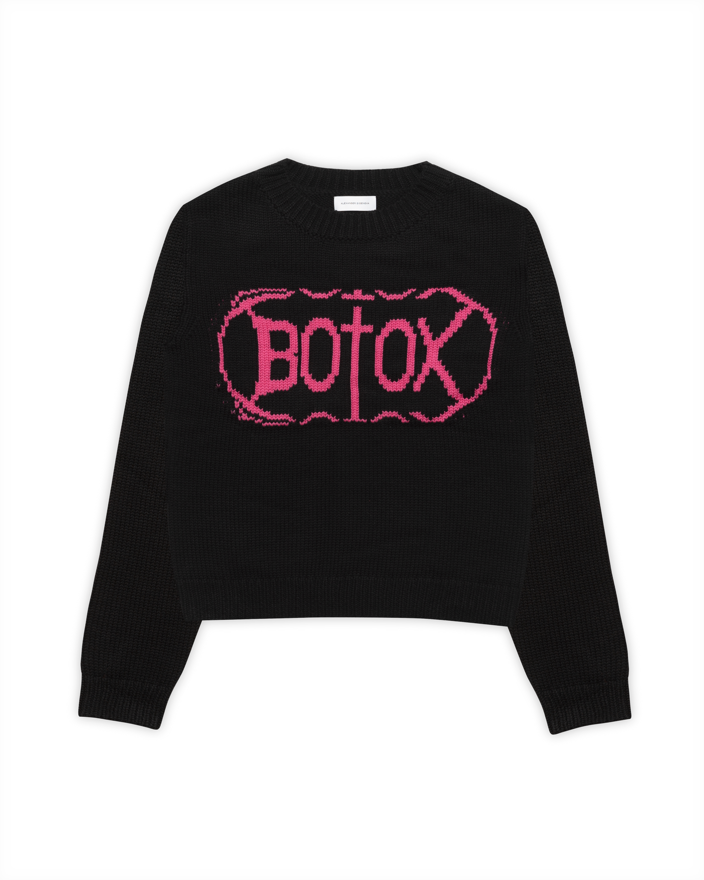 Botox sweater (black/pink)