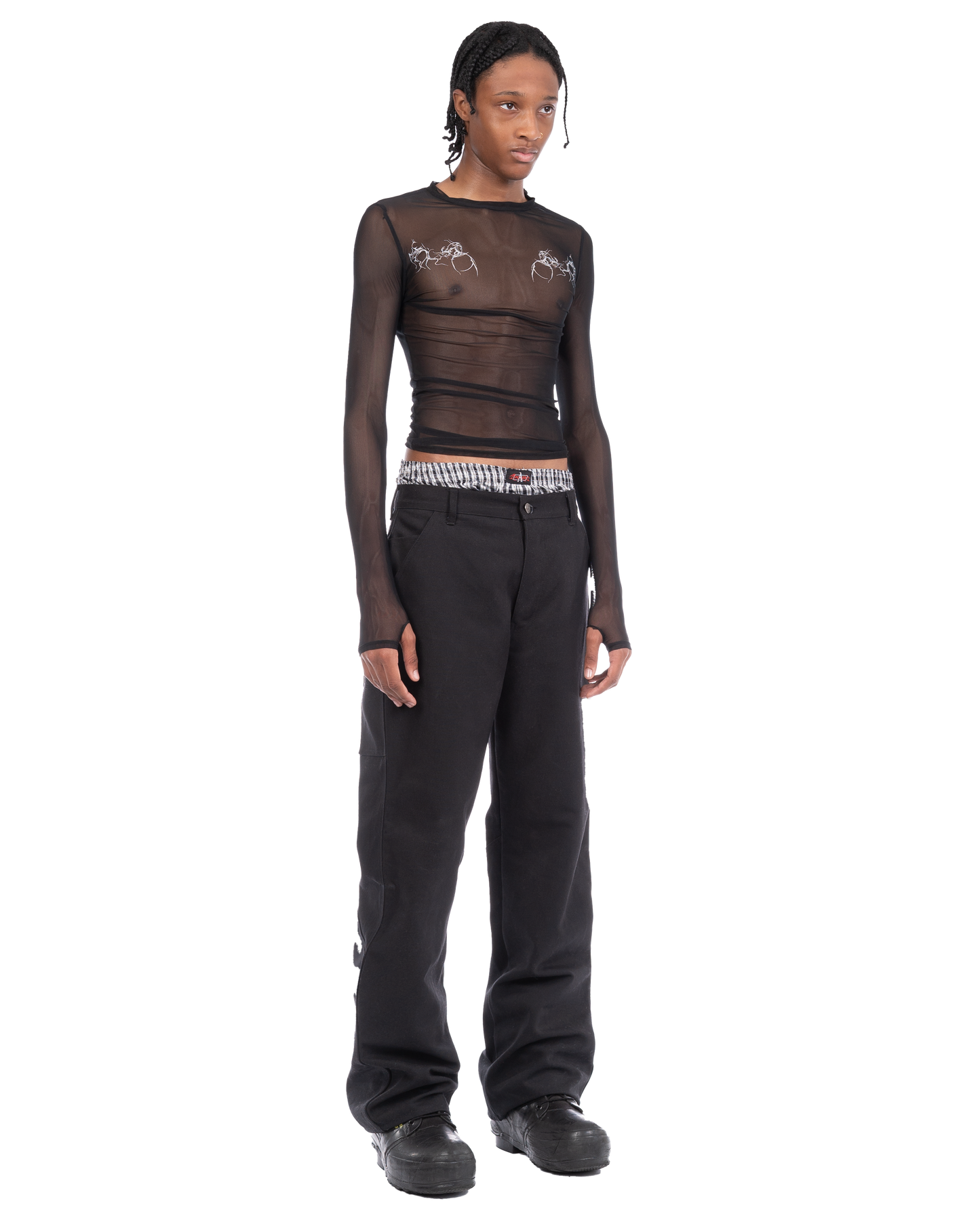Tattoo Long Sleeve: Black