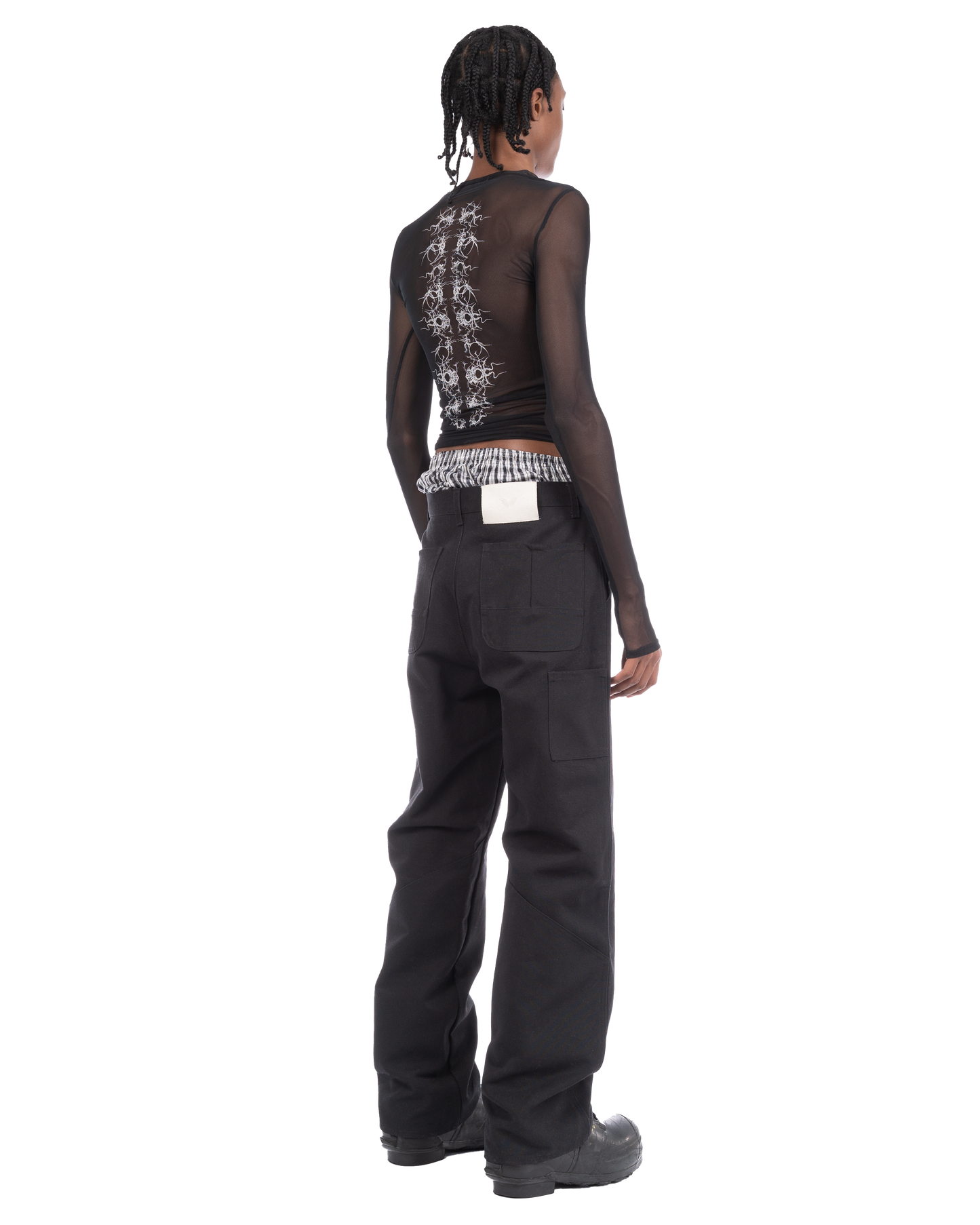 Tattoo Long Sleeve: Black
