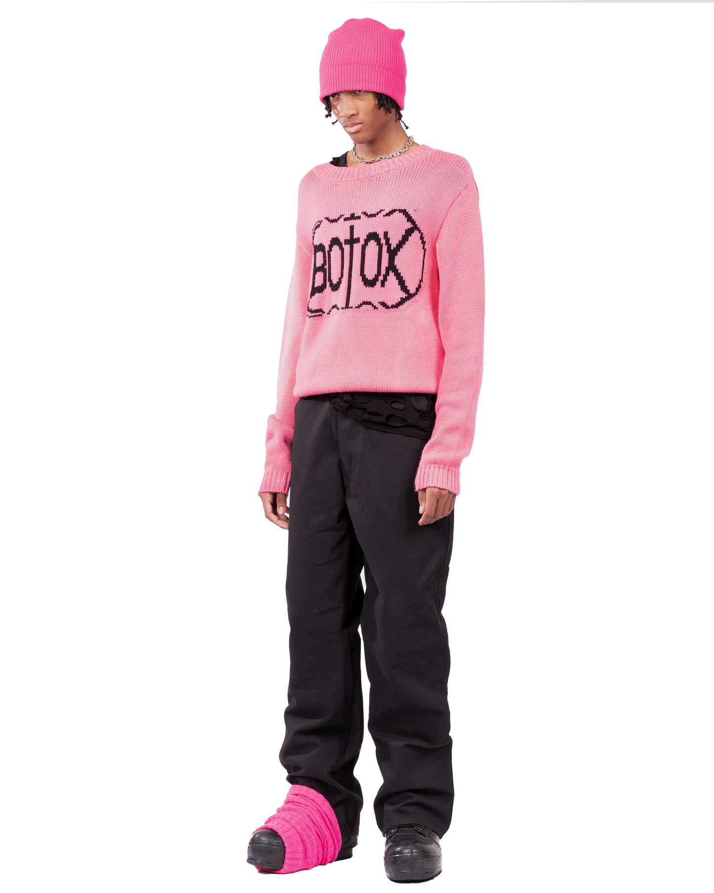 Botox Sweater Faded Pink