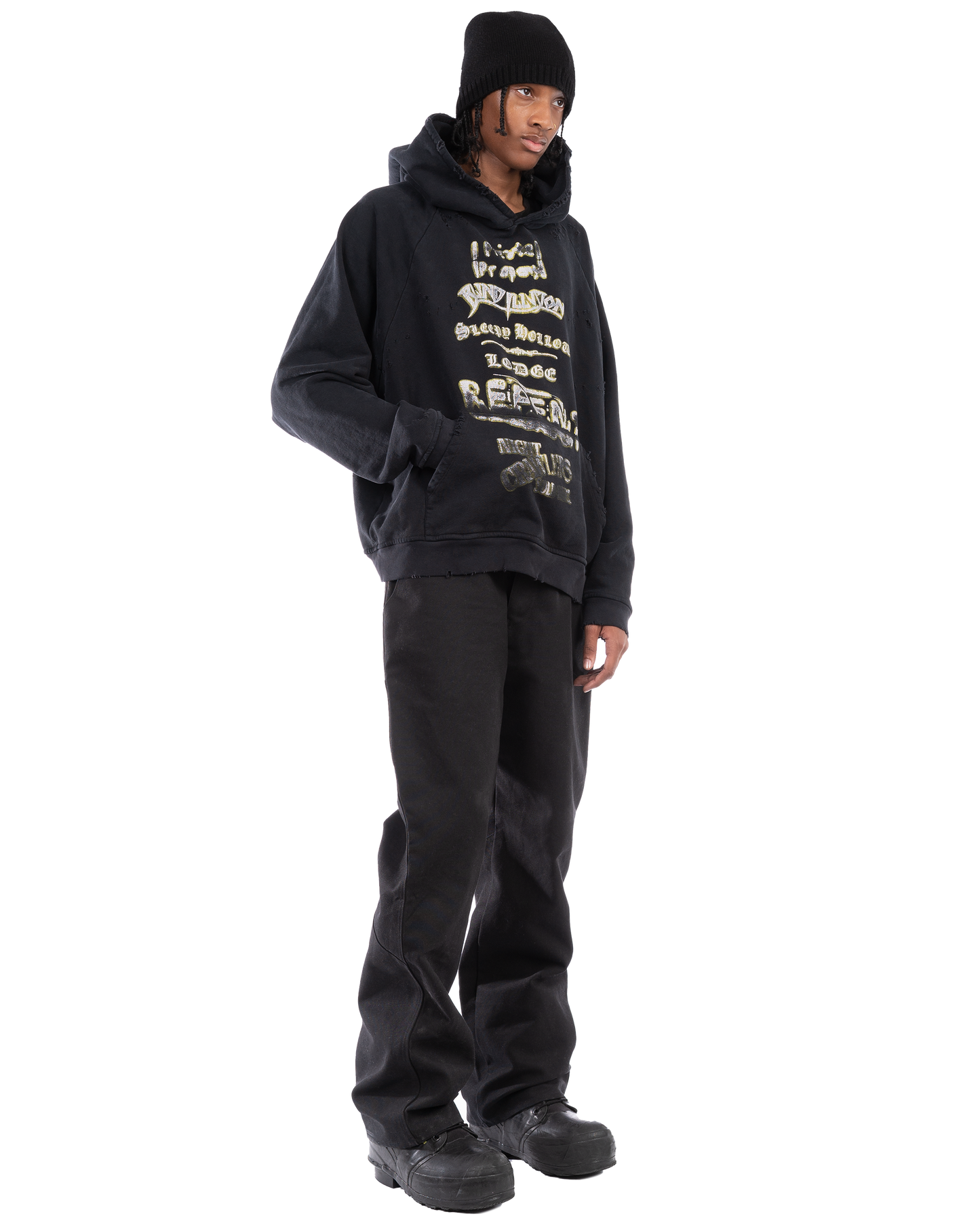 CAMP HOODIE: VINTAGE BLACK