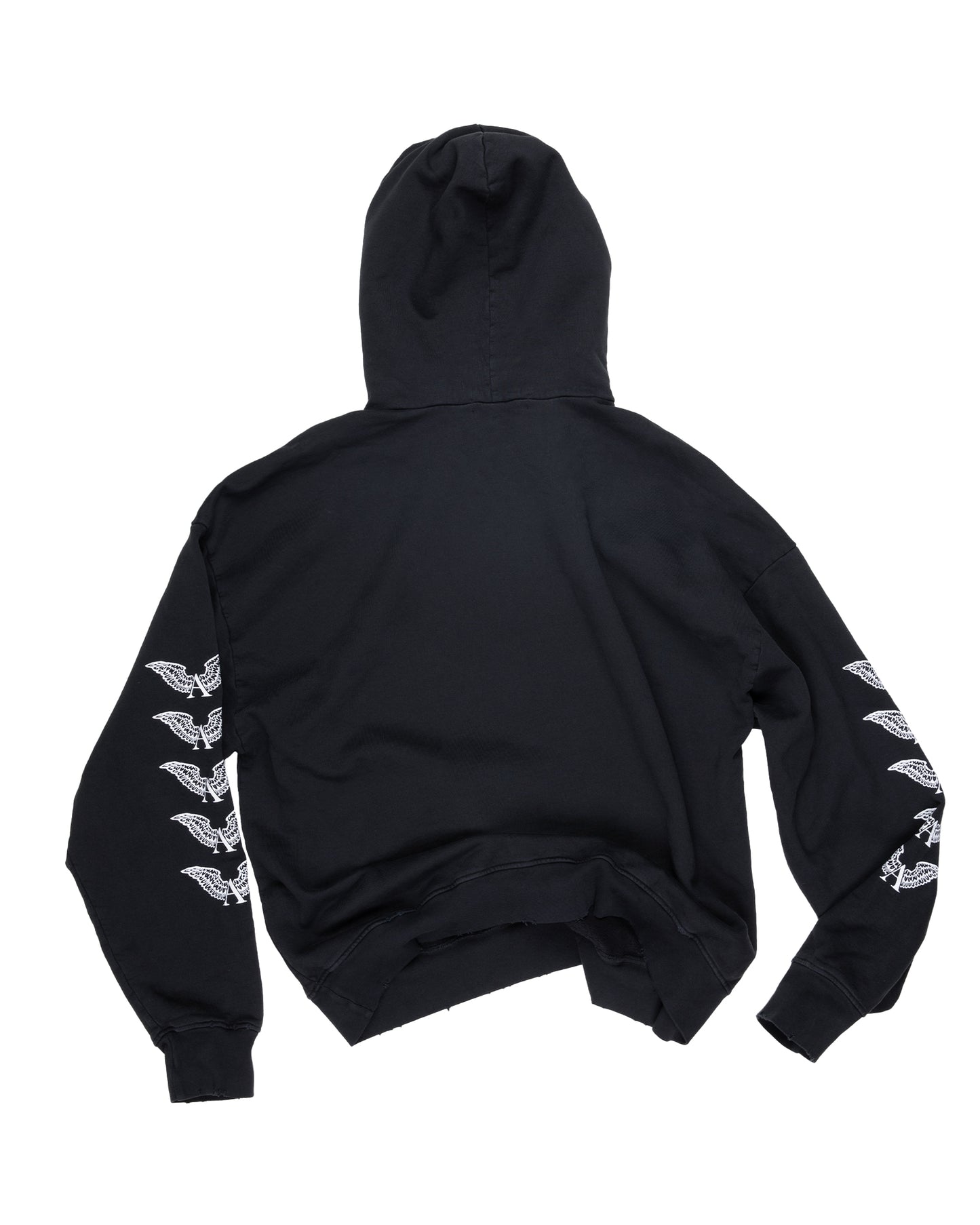 Melt Lock Logo Hoodie: Vintage Black