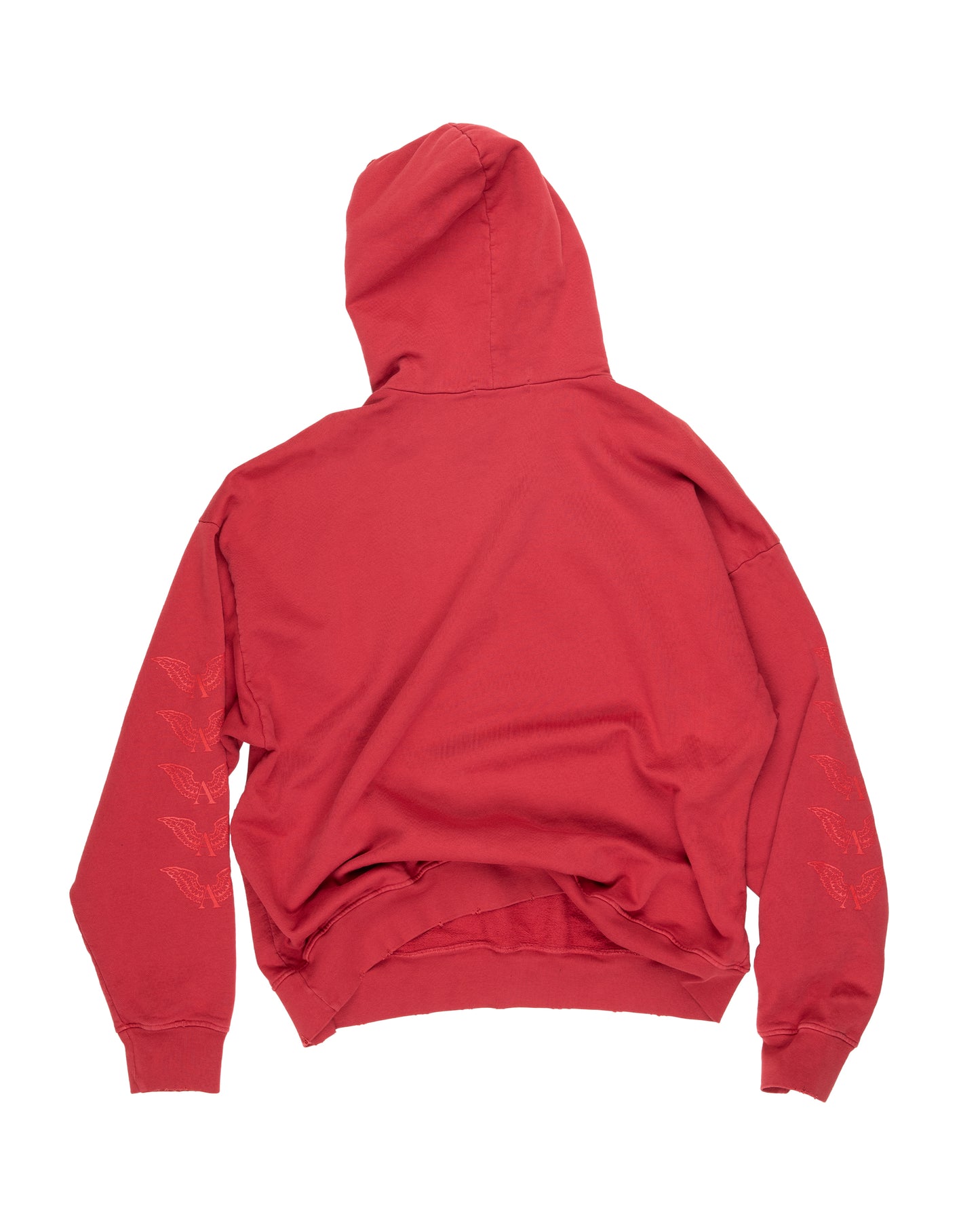 Melt Lock Logo Hoodie: Vintage Red
