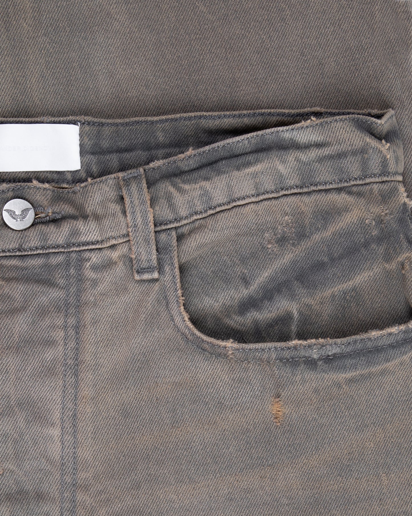 Straight Leg Duct Tape Jeans