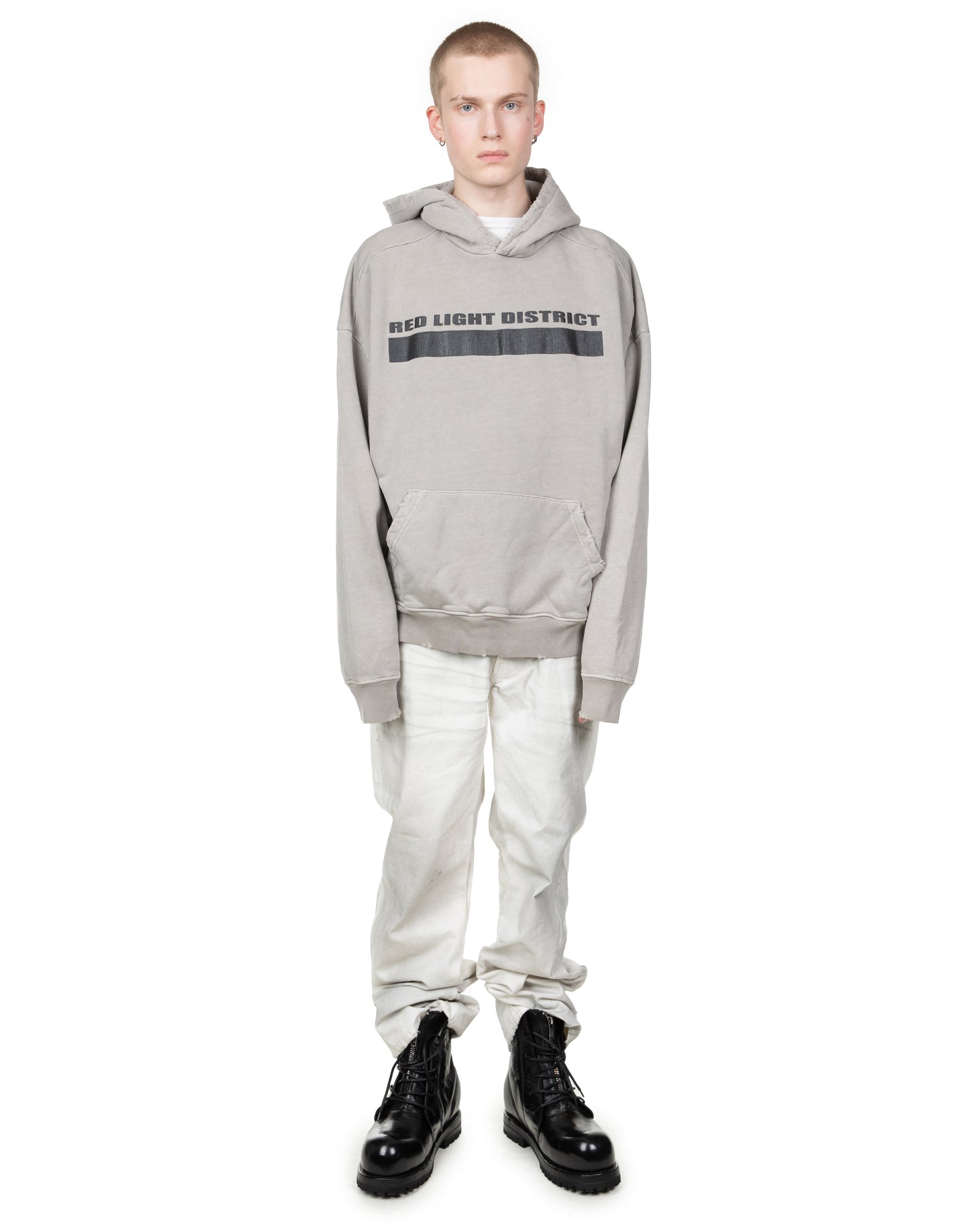 Red Light District Hoodie: Grey