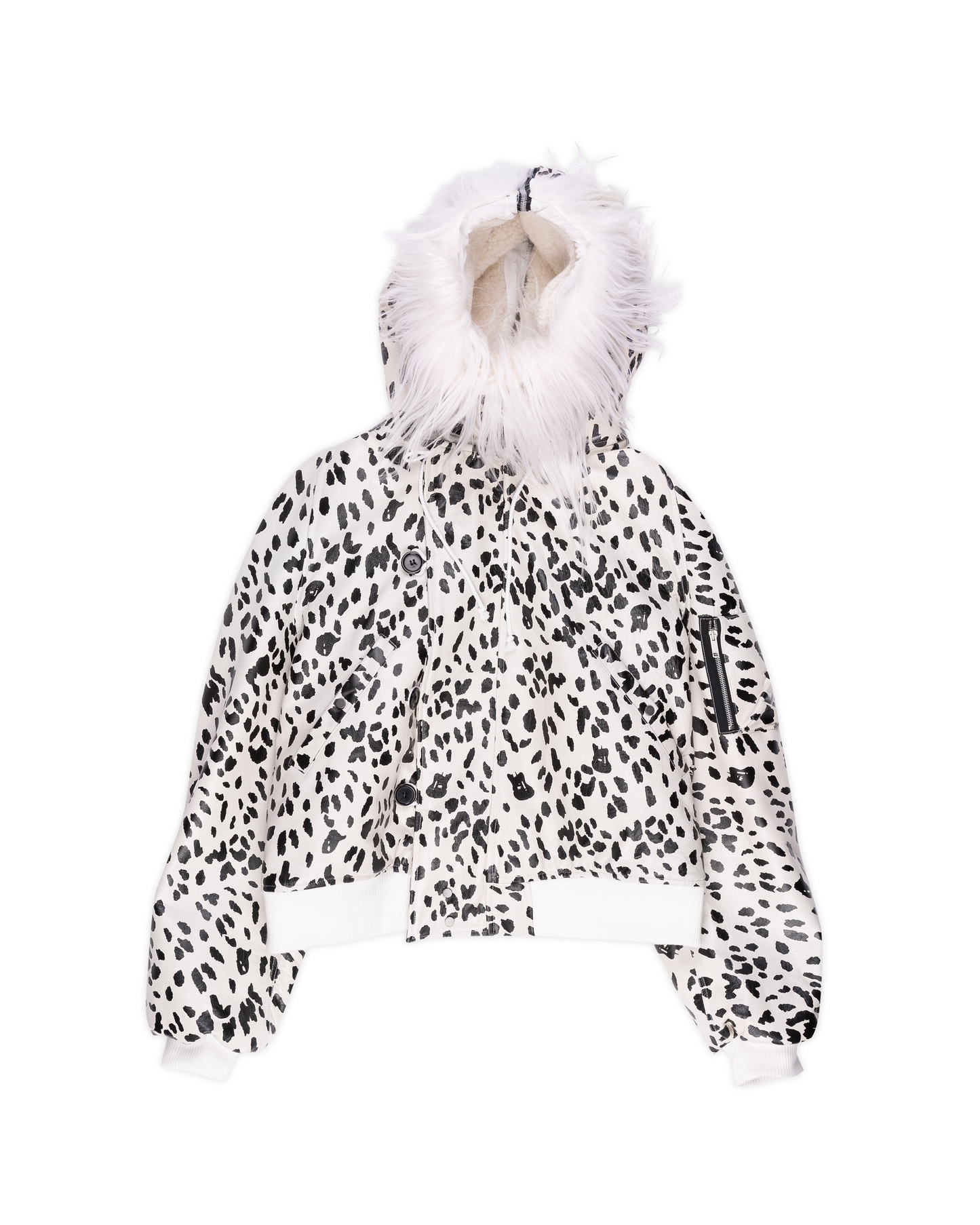 Helicopter Jacket: Kardashian Bone Leopard