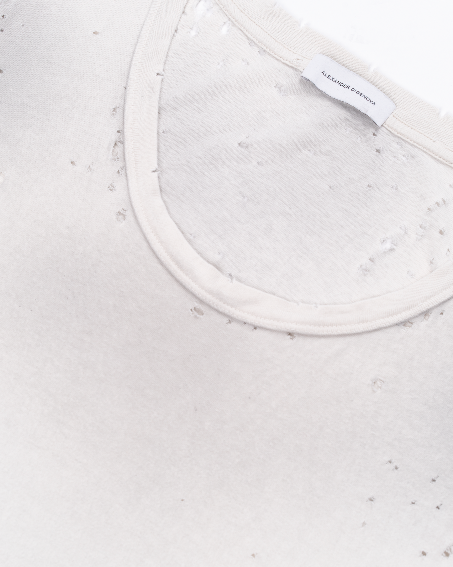 White dirty Wash T-shirt
