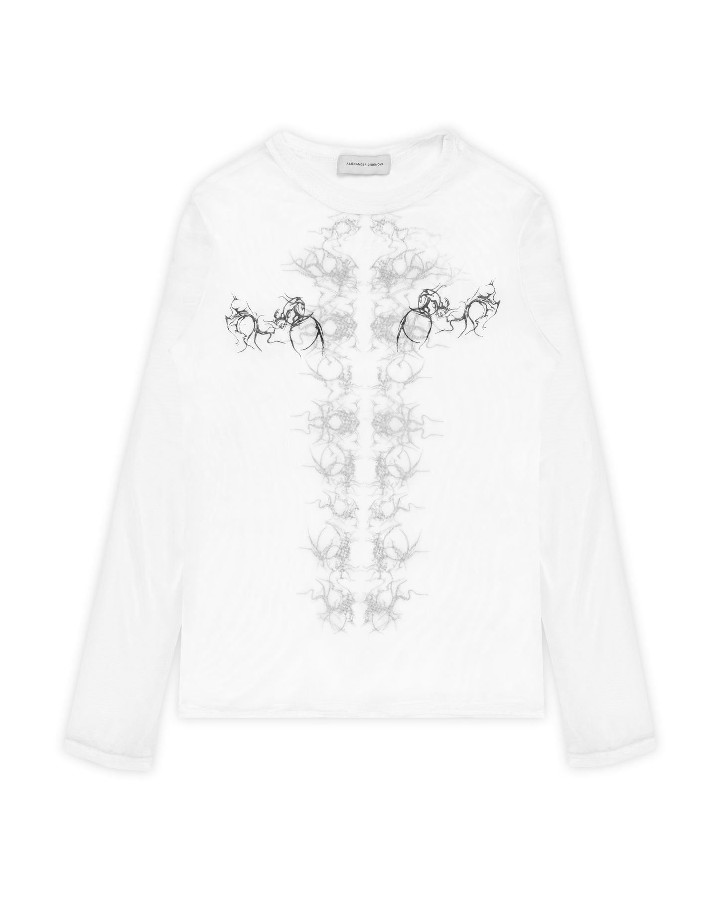 Tattoo Long Sleeve: White