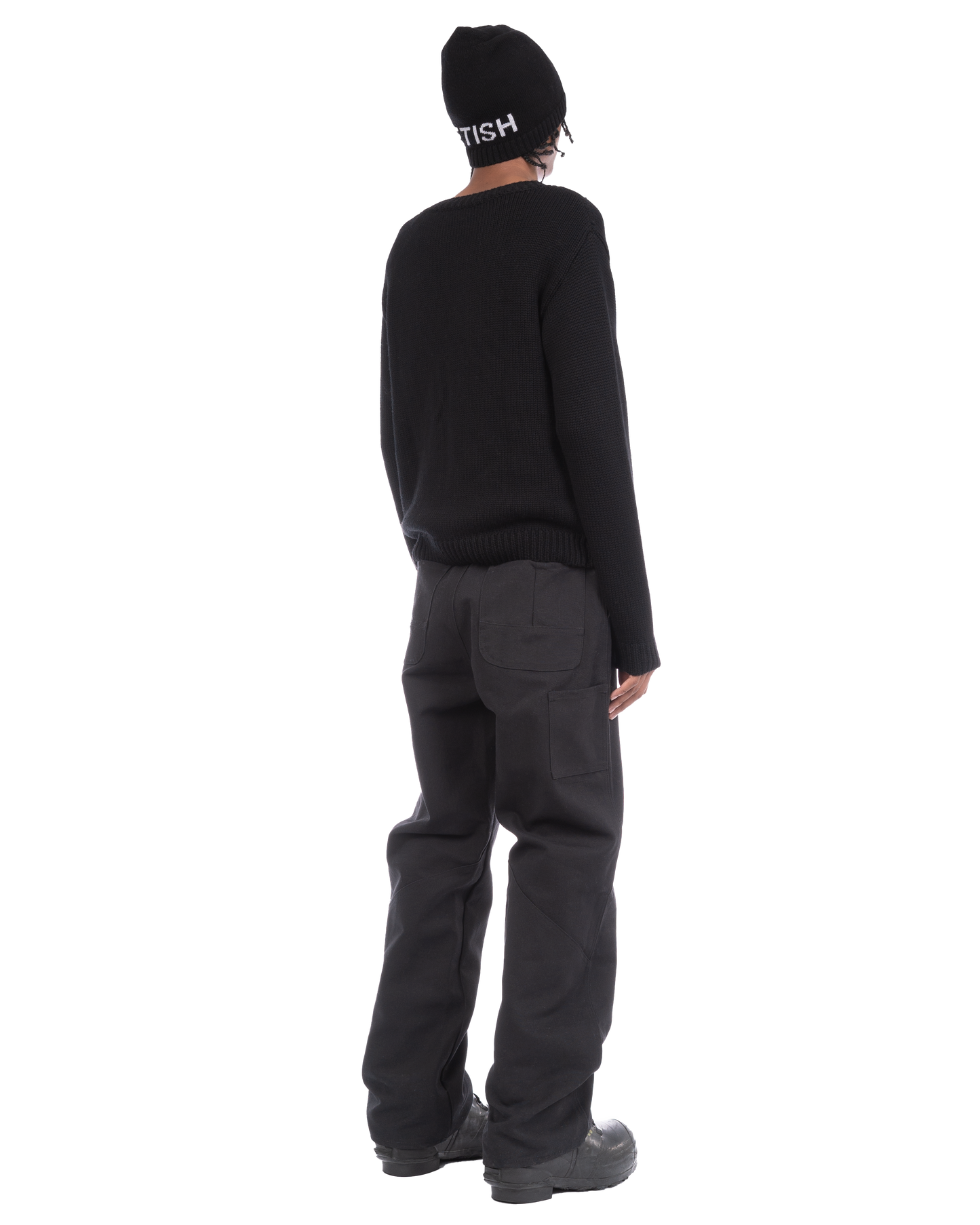 Botox sweater (black/pink)