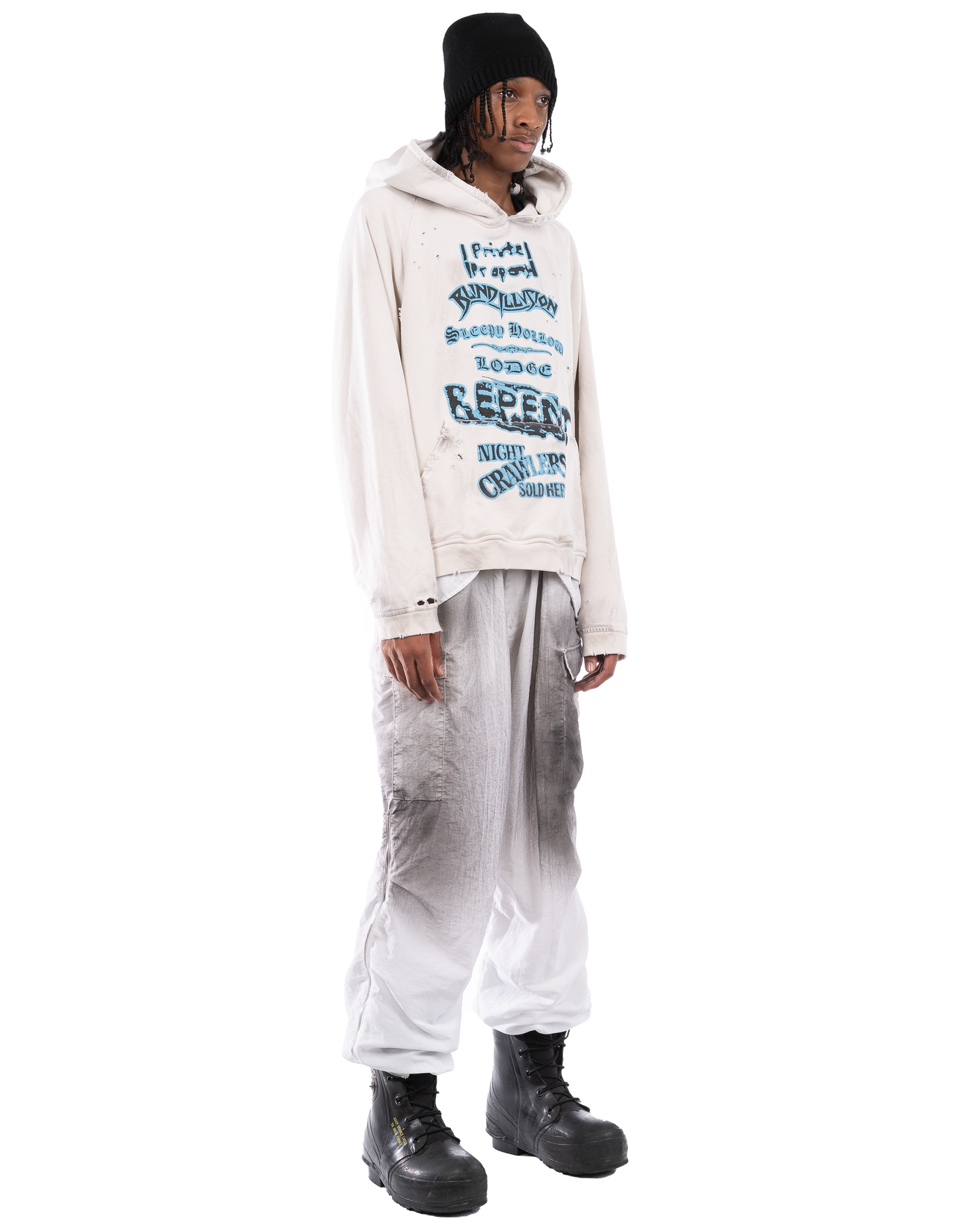 CAMP HOODIE: VINTAGE WHITE