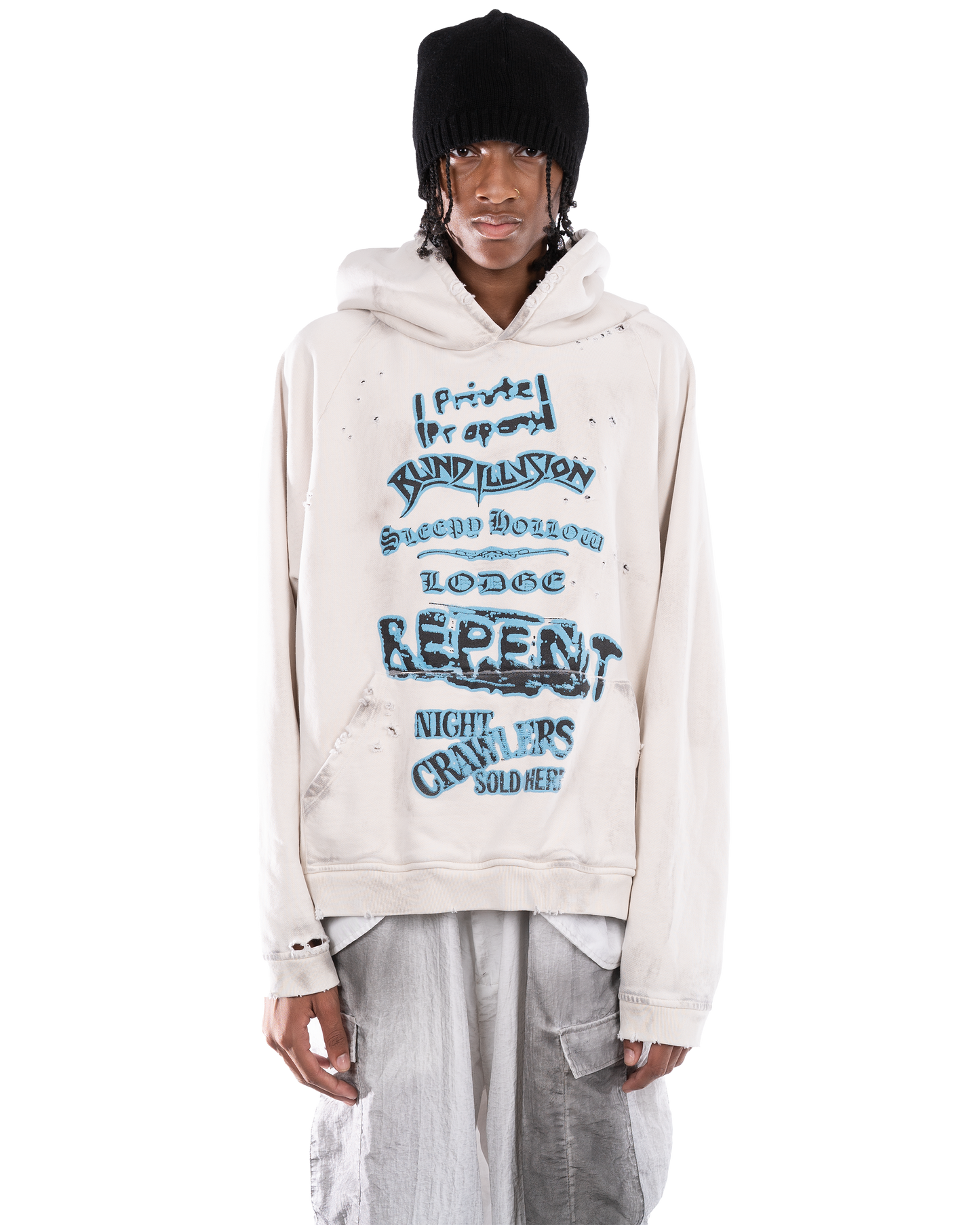 CAMP HOODIE: VINTAGE WHITE