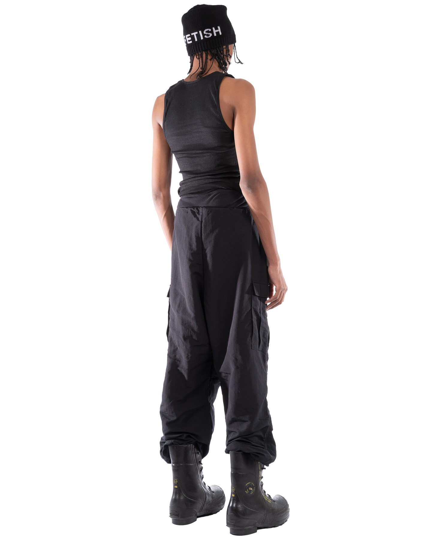 Nylon Military Pants: Black