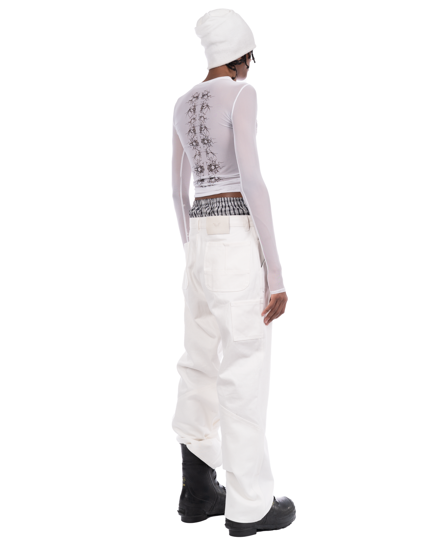 Tattoo Long Sleeve: White