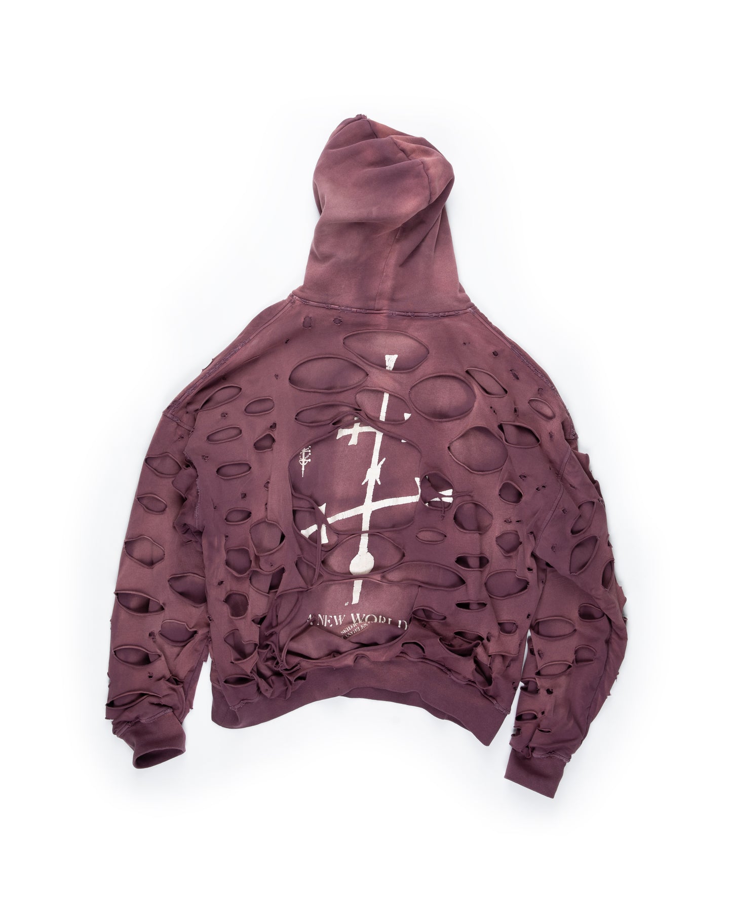 A New World Hoodie: Vintage Burgundy