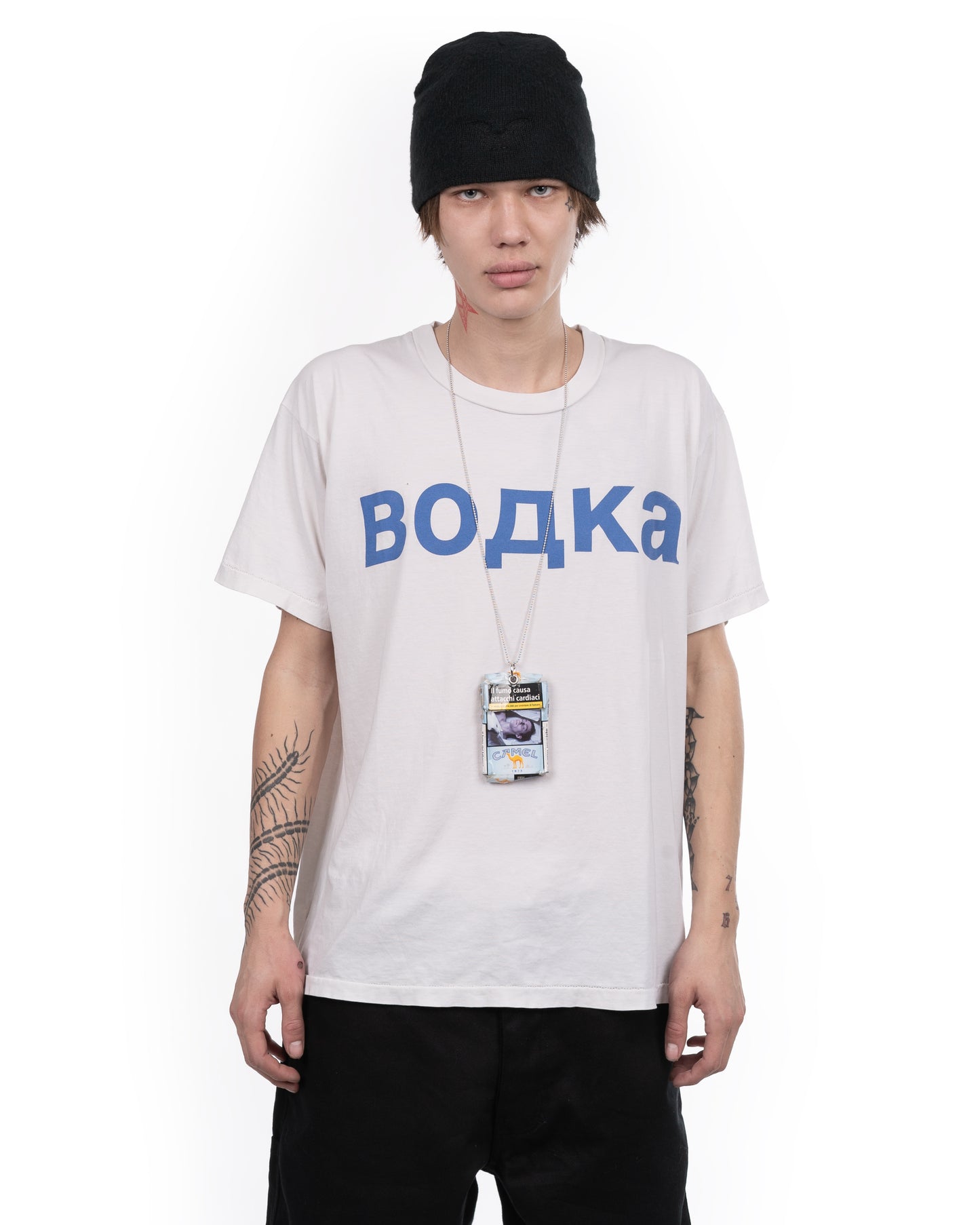 Bodka T-shirt: Vintage White