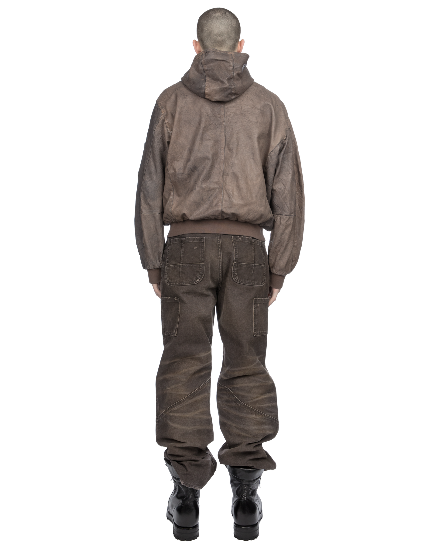 Leather Bomber Jacket