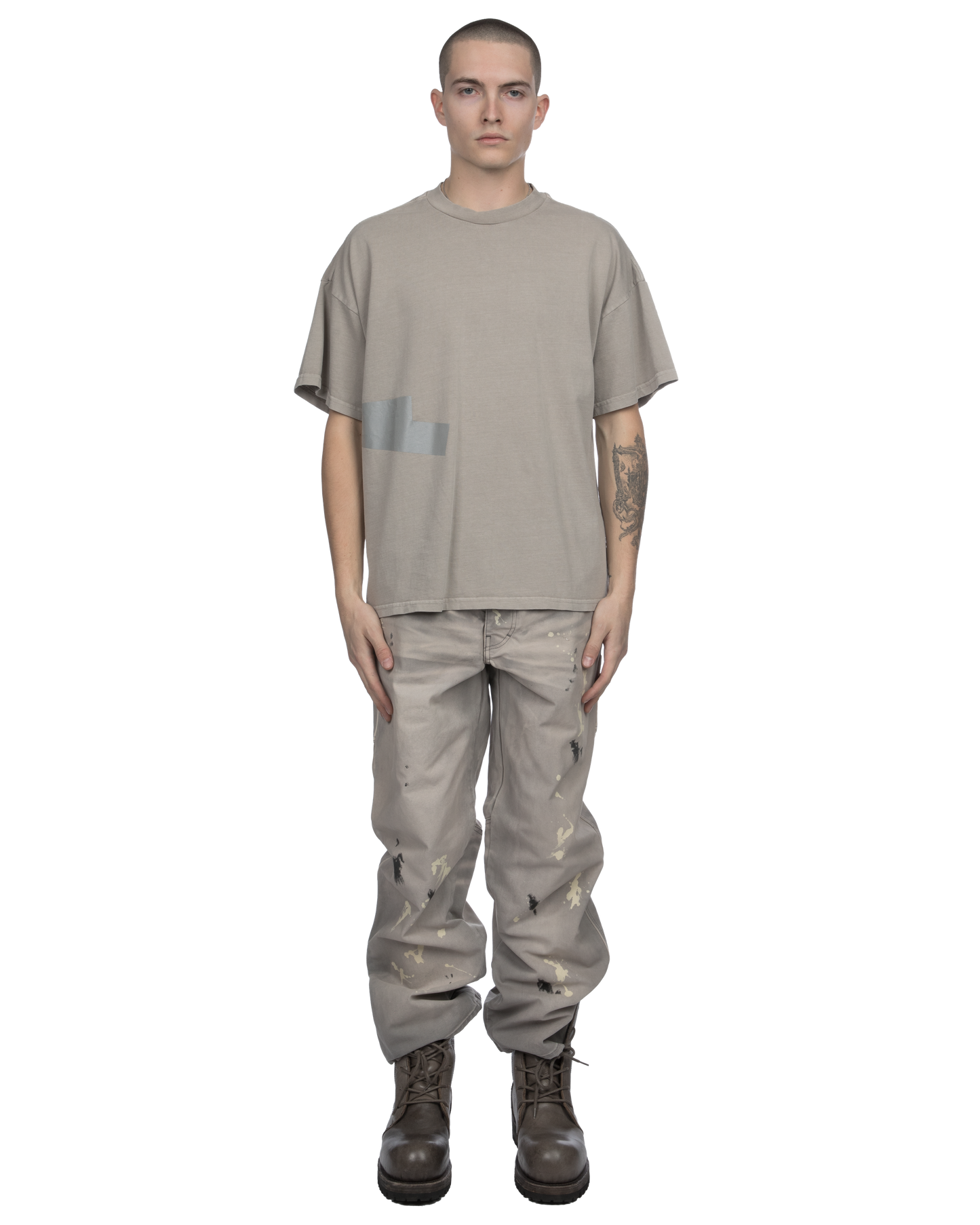 Tape Patched T Shirt