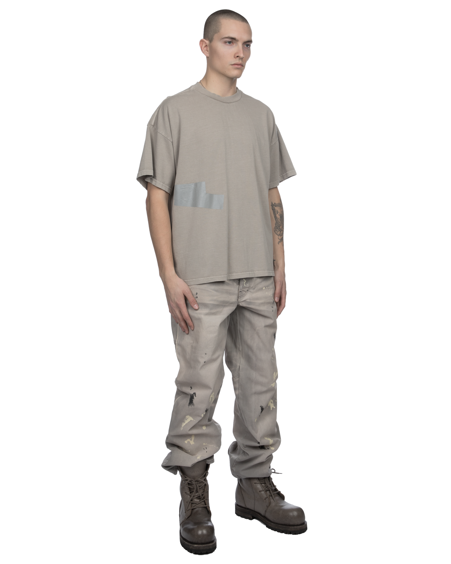 Tape Patched T Shirt