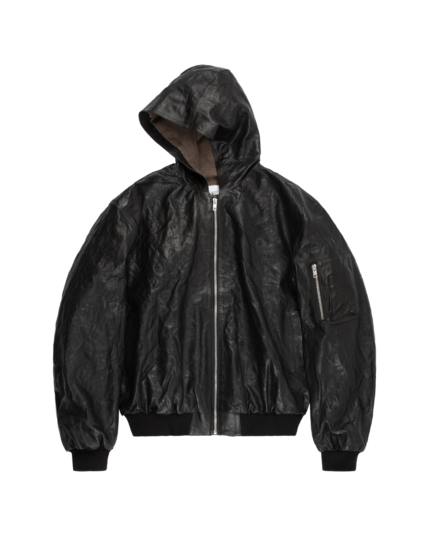 Leather Bomber Jacket