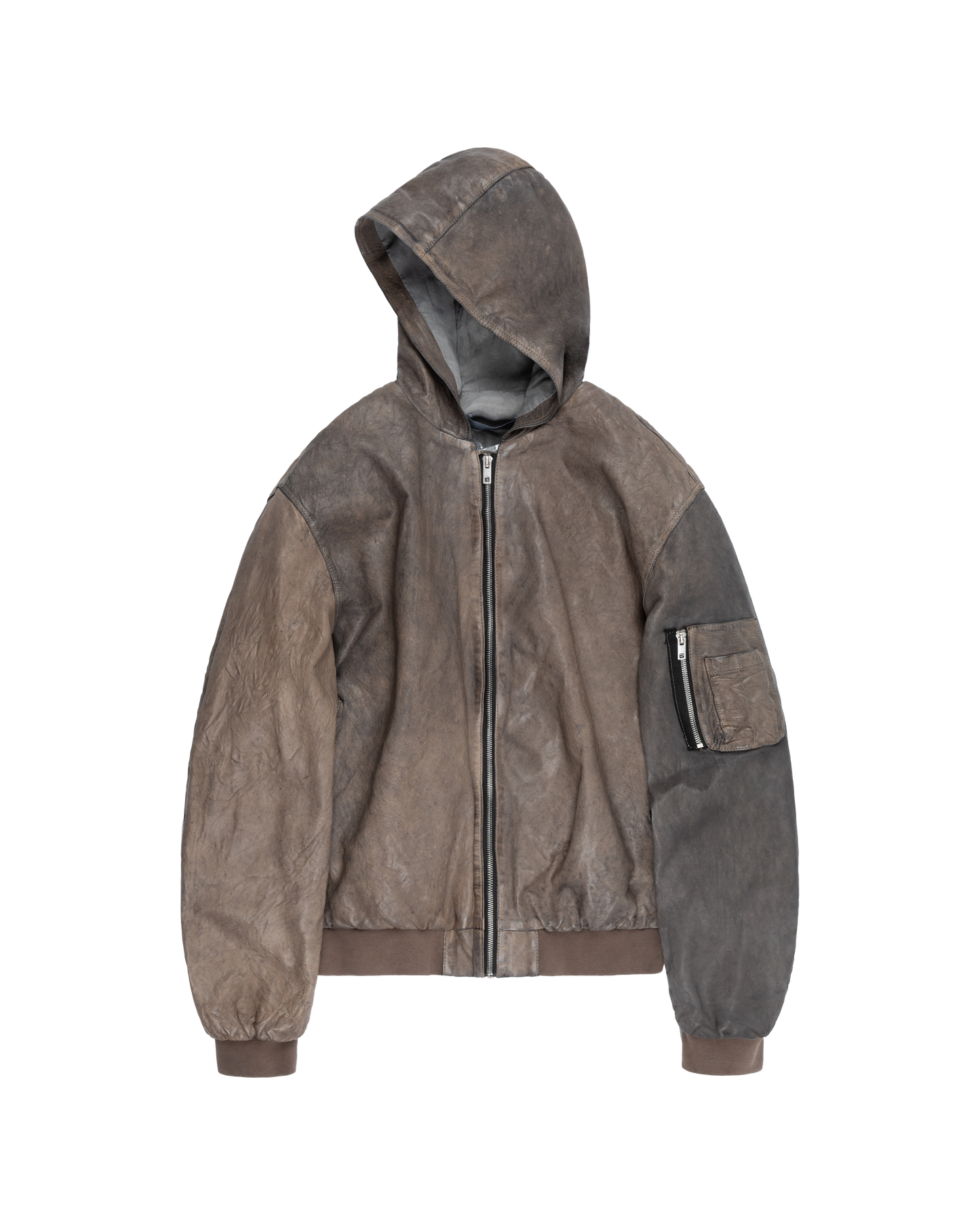 Leather Bomber Jacket