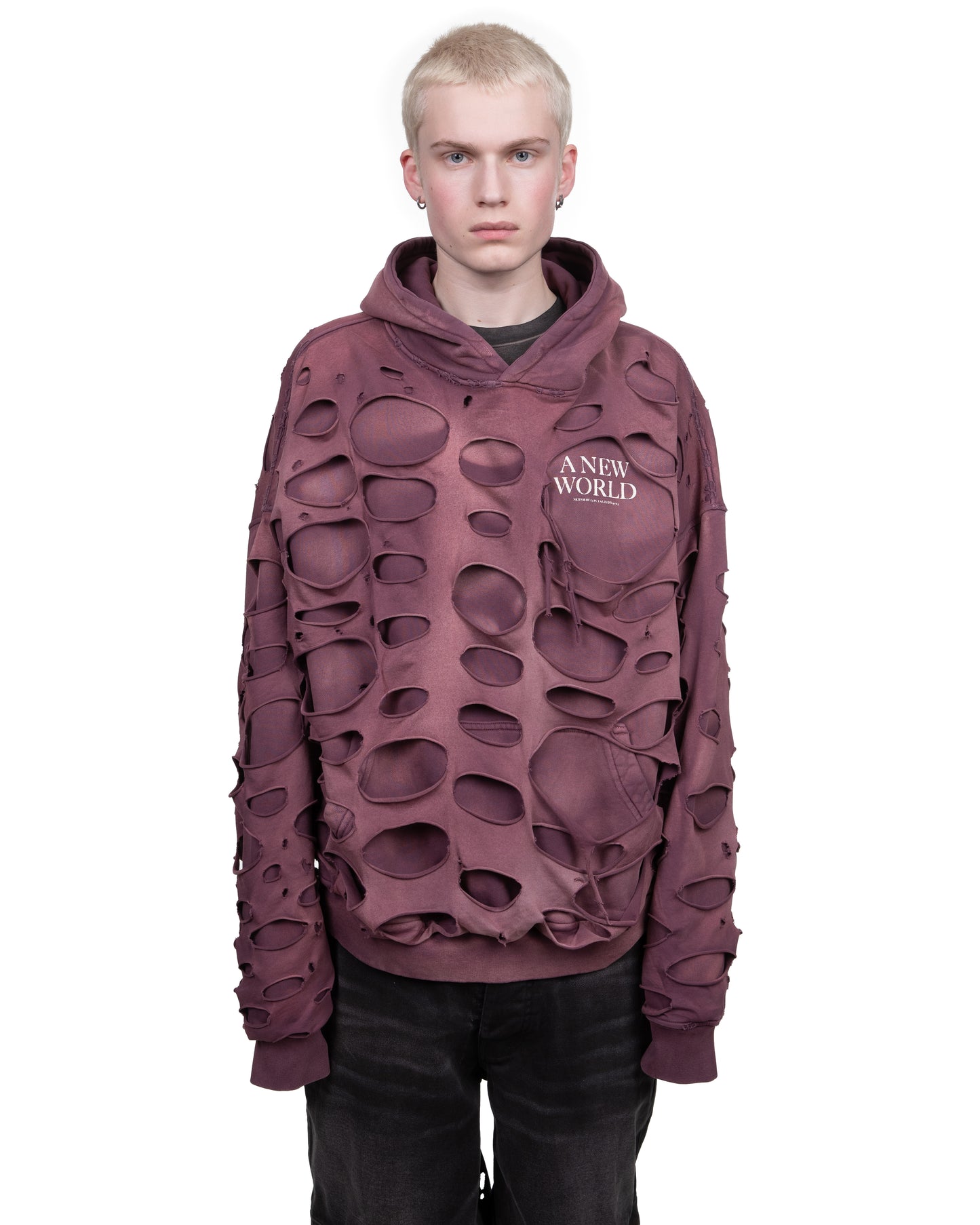 A New World Hoodie: Vintage Burgundy