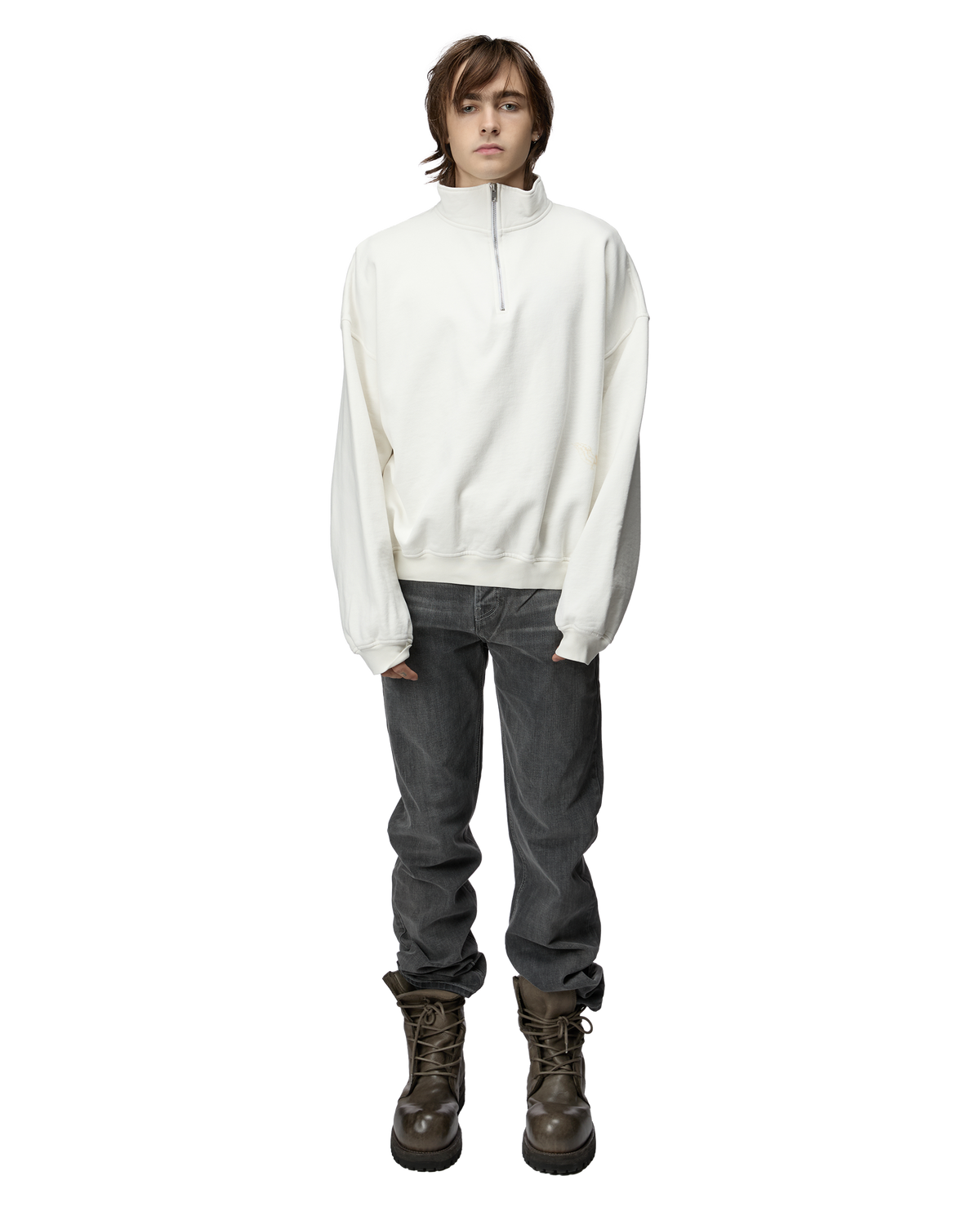 Stencil Logo Quarter Zip