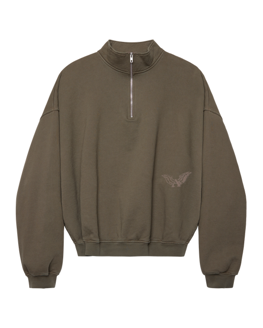 Stencil Logo Quarter Zip