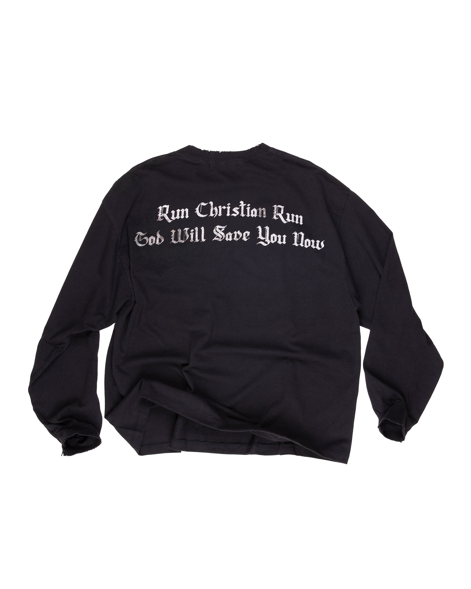 Christian Long Sleeve T-shirt: Vintage Black – ALEXANDER