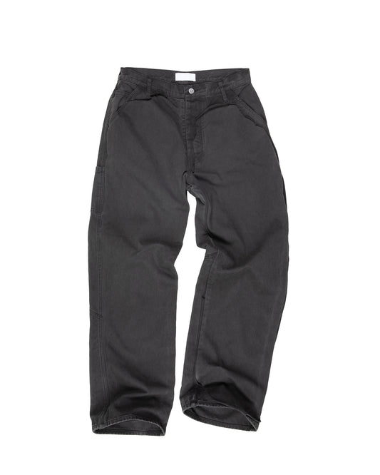 Underground Cut Out Pants: Black Oil