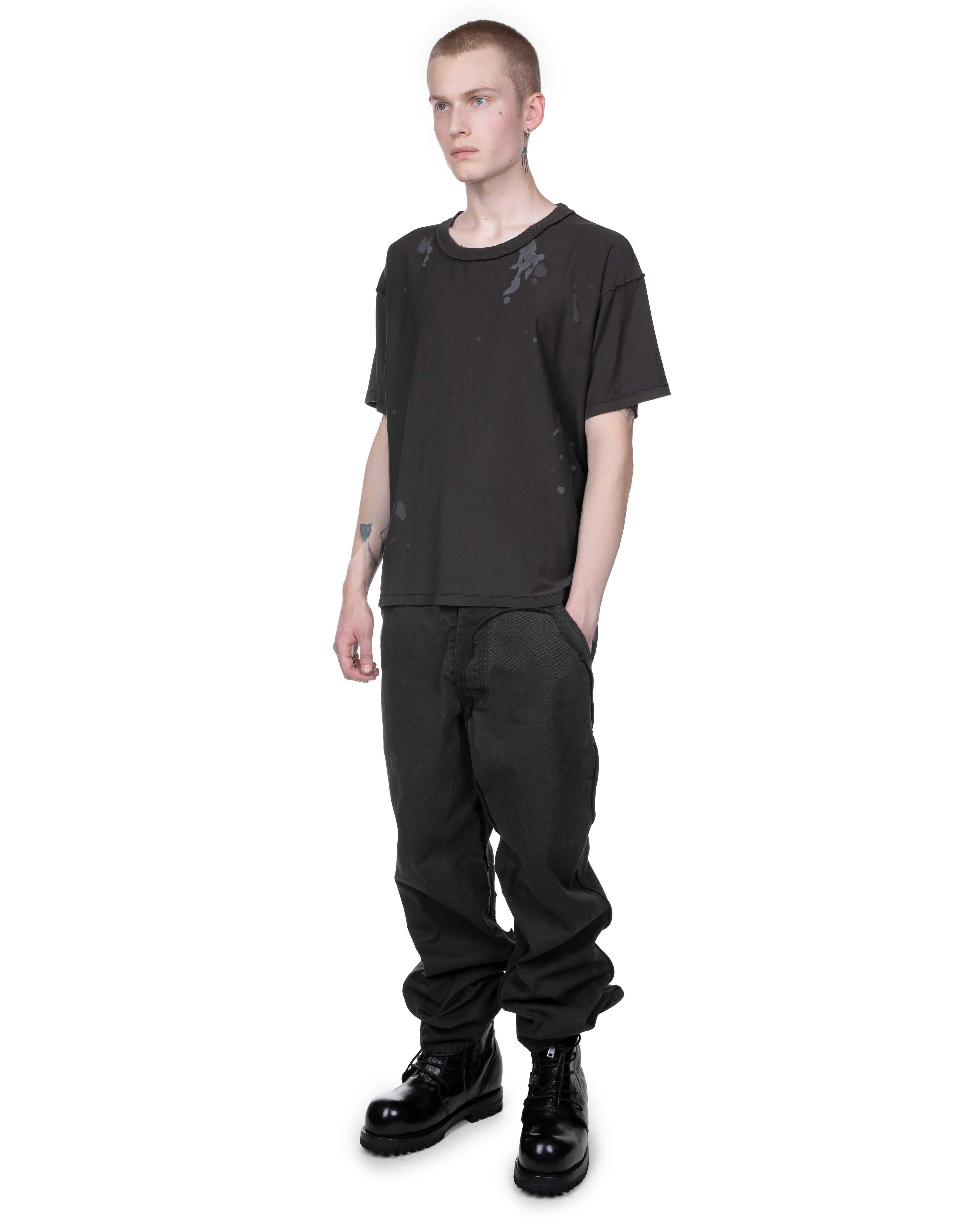 ALEXANDER DIGENOVA／CLASH Tシャツ/GRY/L Skins T-shirt: Washed Black – ALEXANDER DIGENOVA
