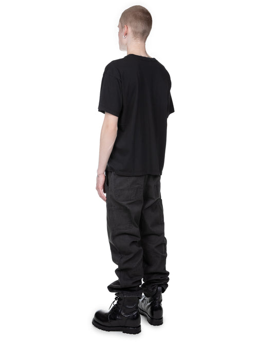 Underground Cut Out Pants: Black Oil