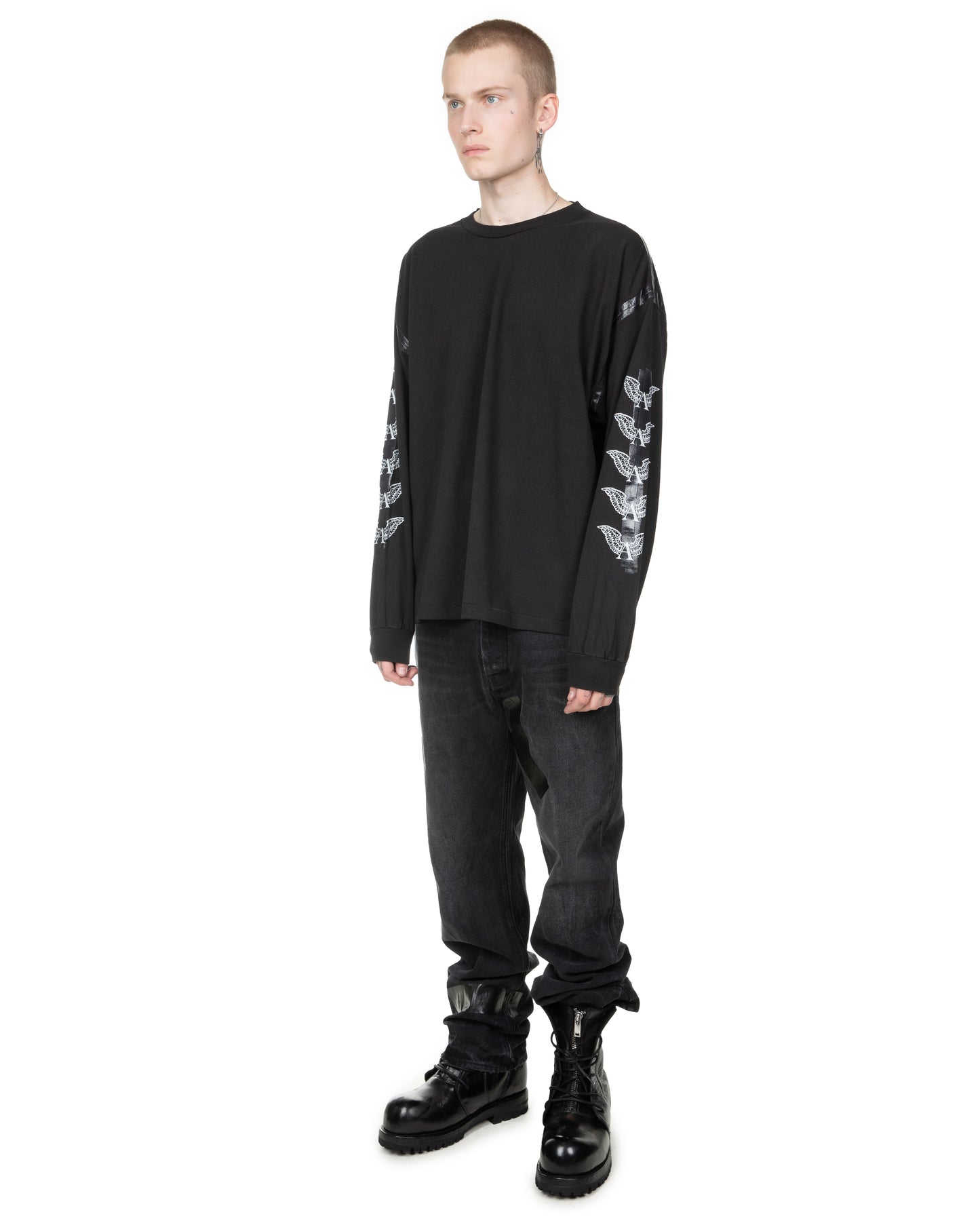 Taped Seam Long Sleeve T-shirt