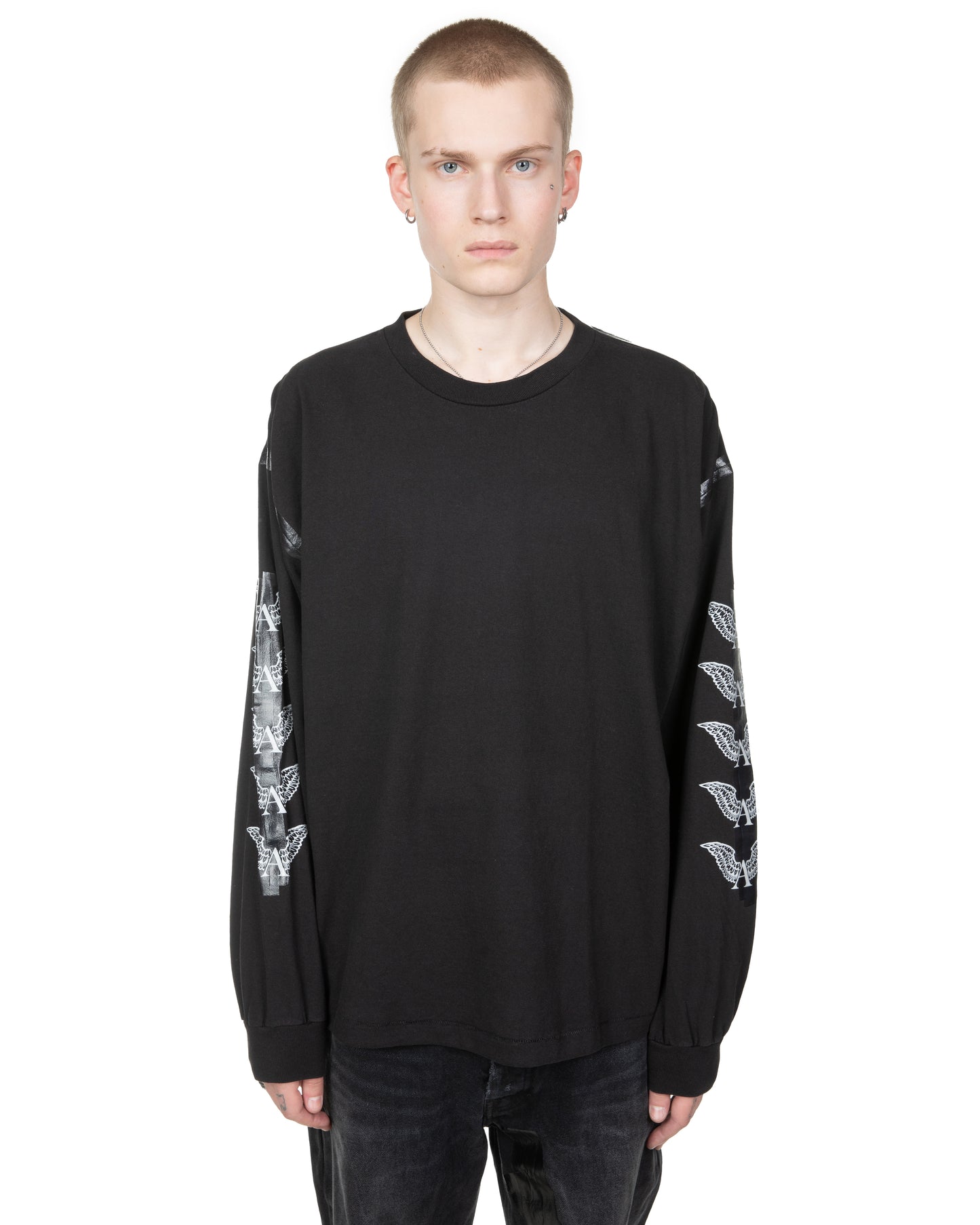 Taped Seam Long Sleeve T-shirt