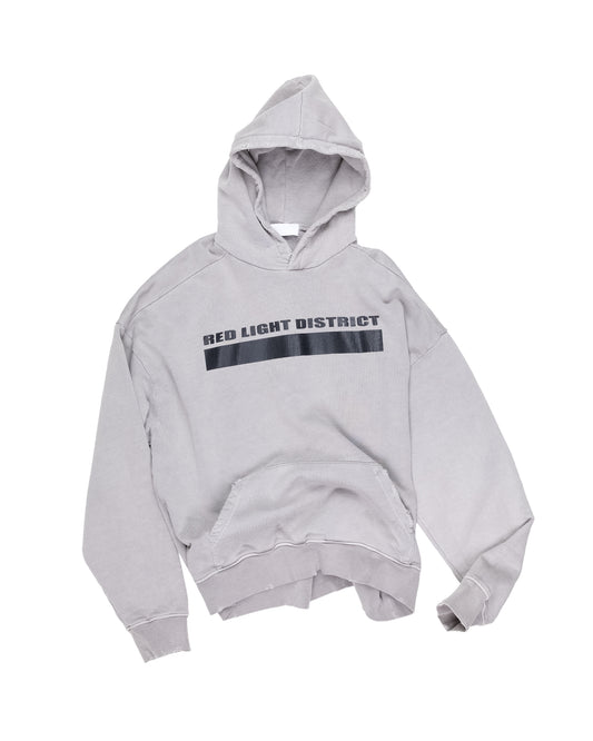 Red Light District Hoodie: Grey