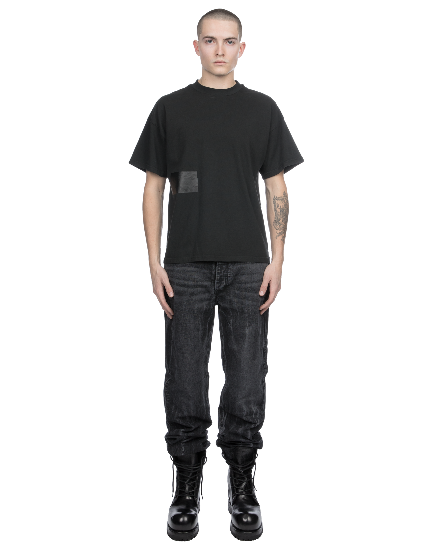 Tape Patched T Shirt