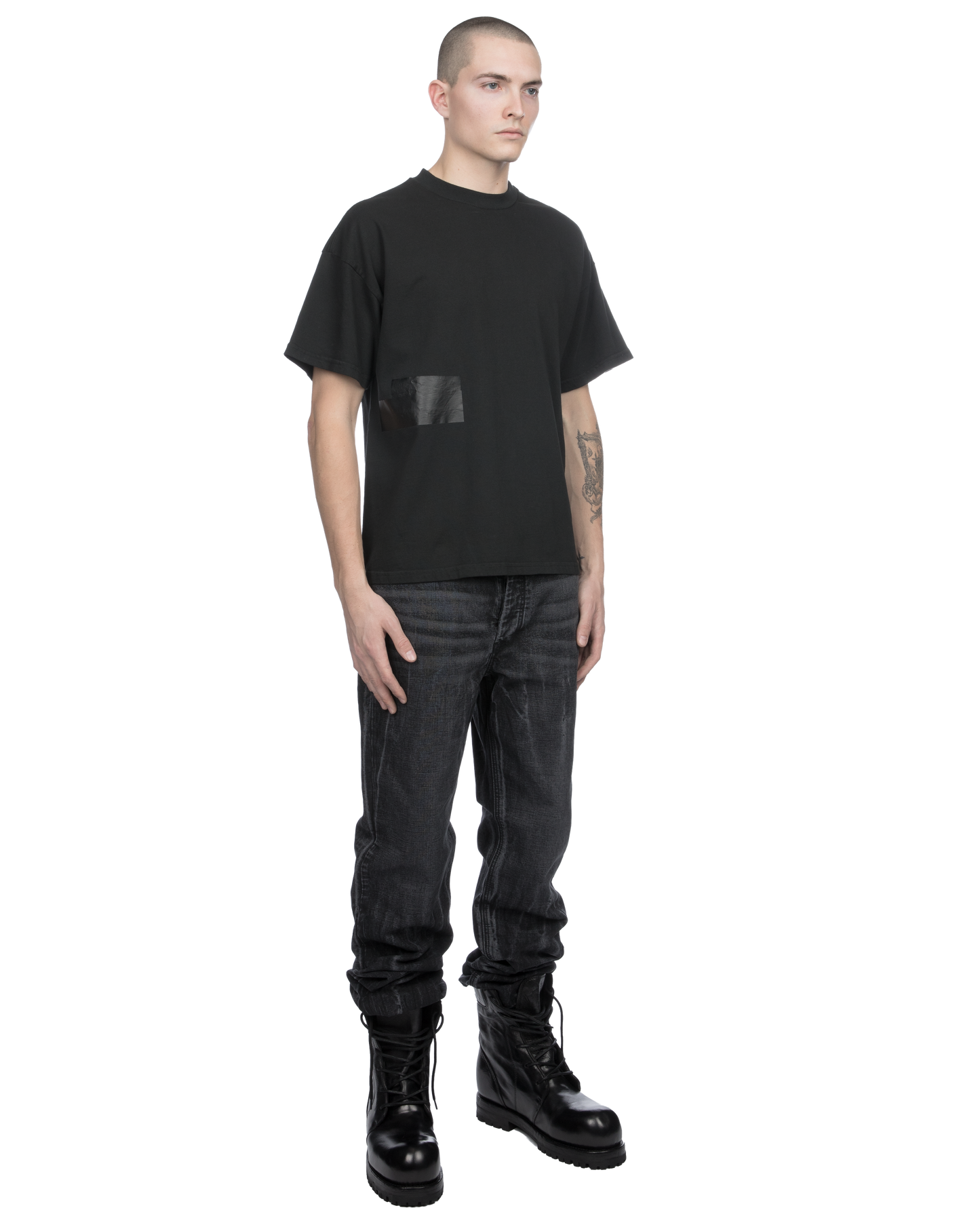 Tape Patched T Shirt