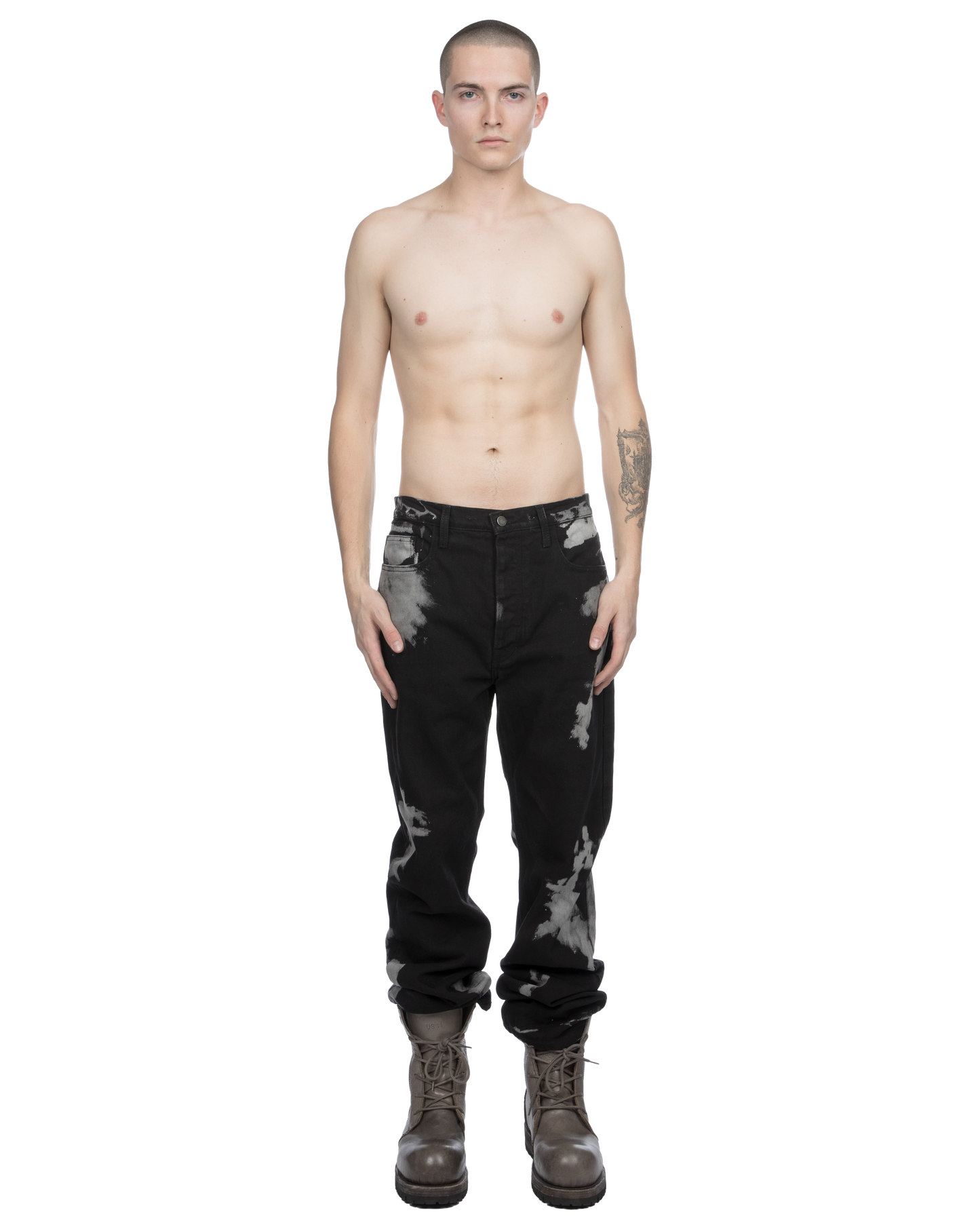 Bleach Straight Leg Pants