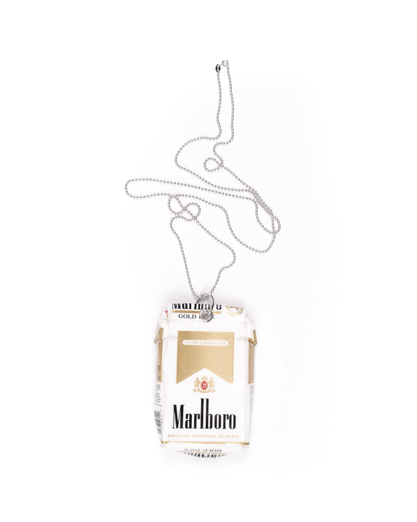 Coated Cigarette Necklace: American Gold 03