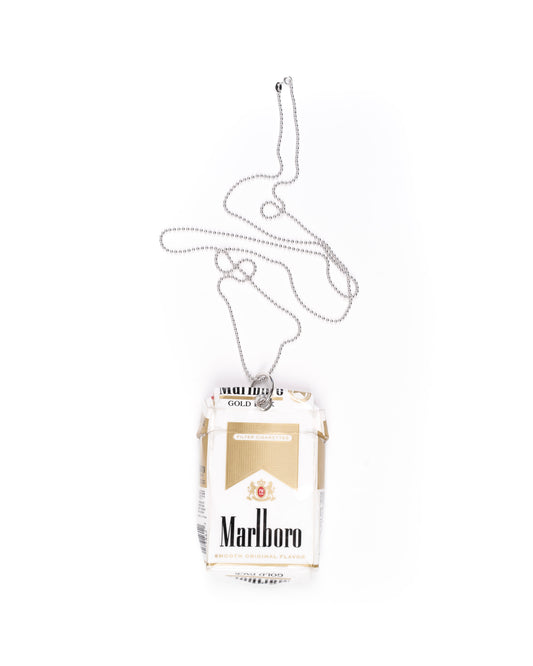 Coated Cigarette Necklace: American Gold 03