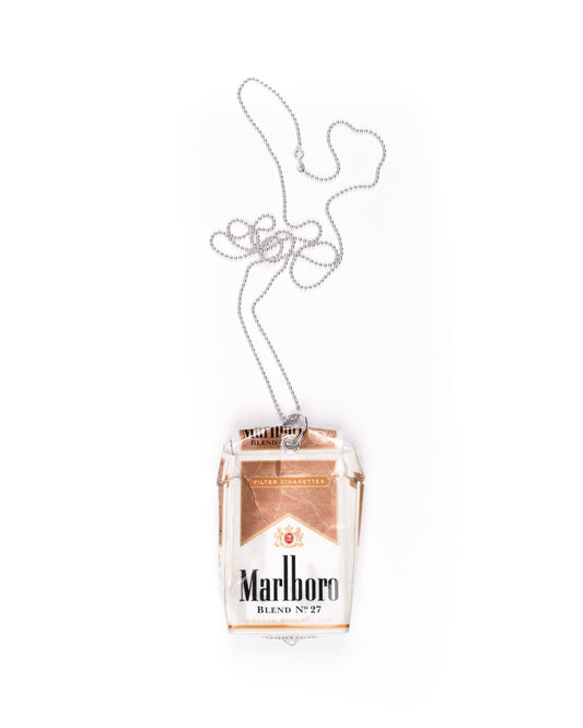 Coated Cigarette Necklace: American 27s 01