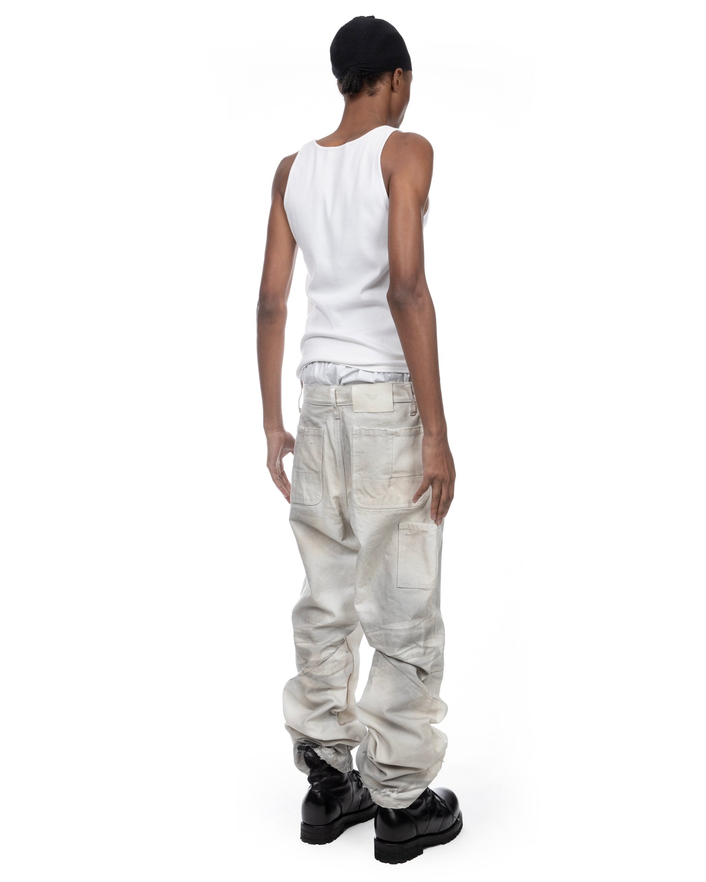 Underground Painter Pants: Vintage White