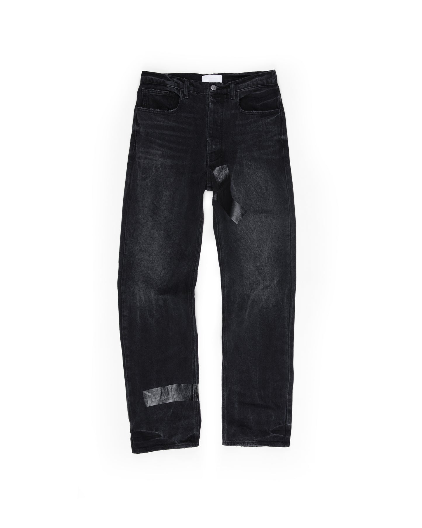 Straight Leg Duct Tape Jeans