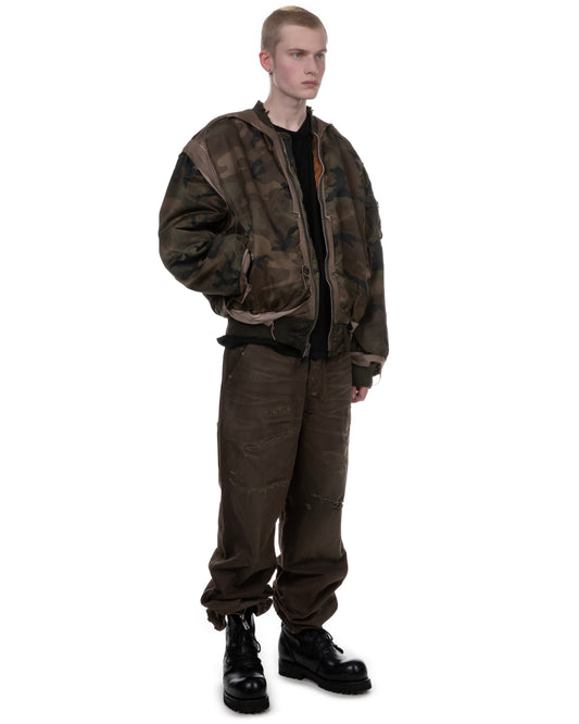 Double Layer Cutout Bomber