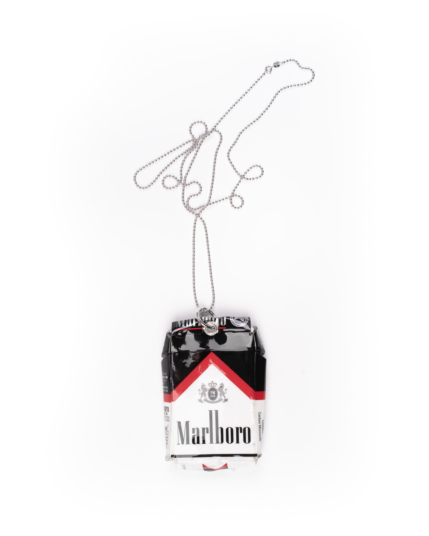 Coated Cigarette Necklace: American Red 04