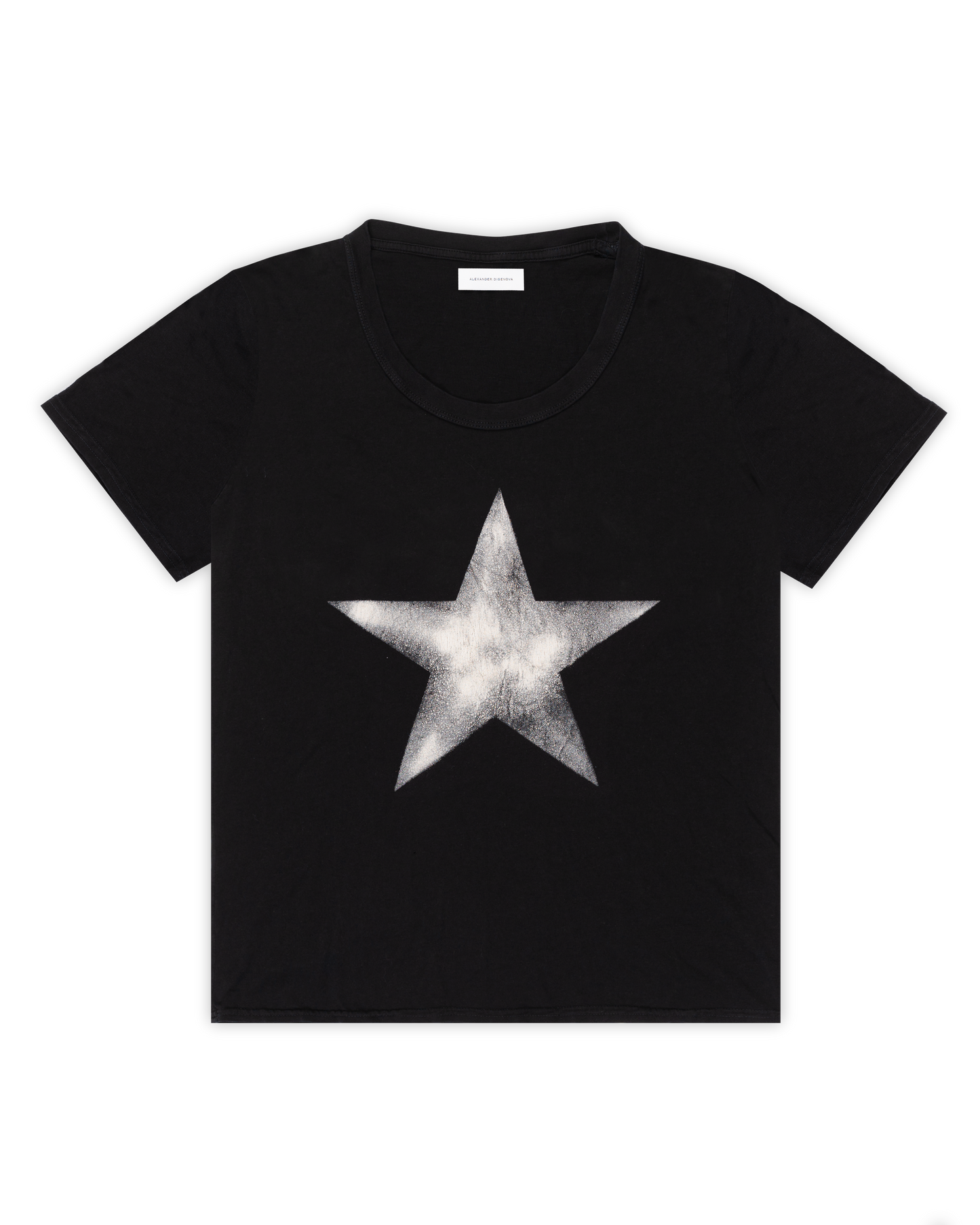 Star T-shirt: Vintage black