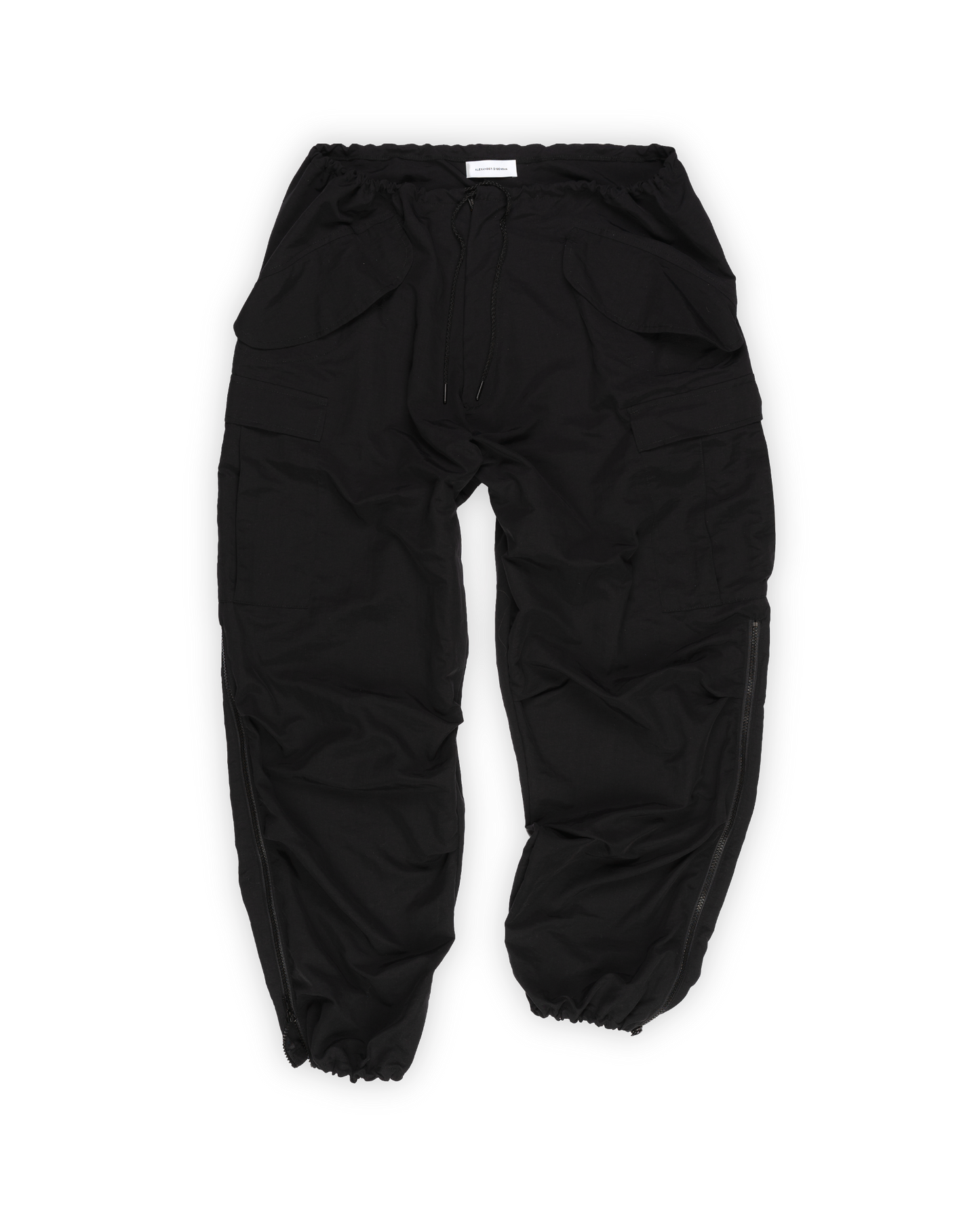 Nylon Military Pants: Black