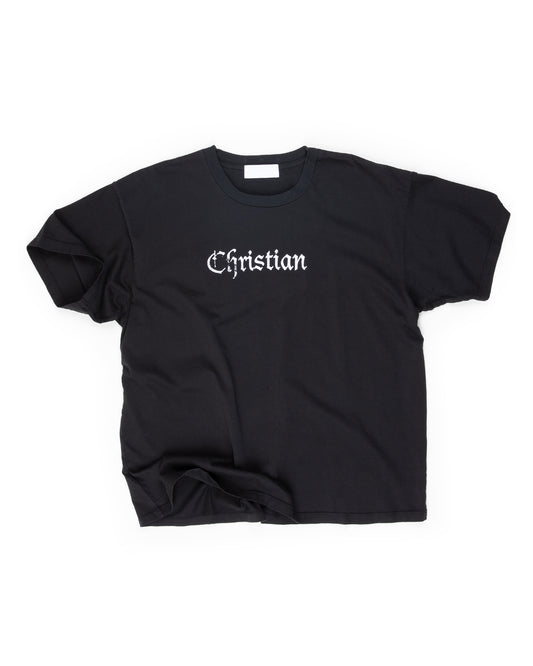 Christian T-shirt: Vintage Black