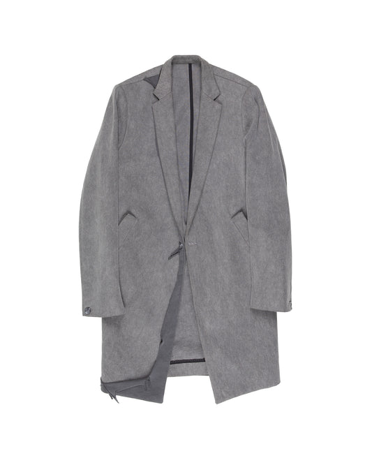 Cut Out Coat: Grey Pigment
