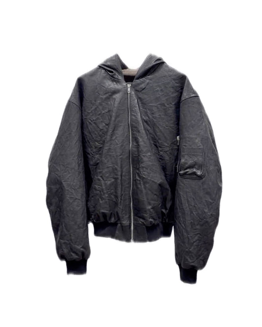 Leather Bomber Jacket